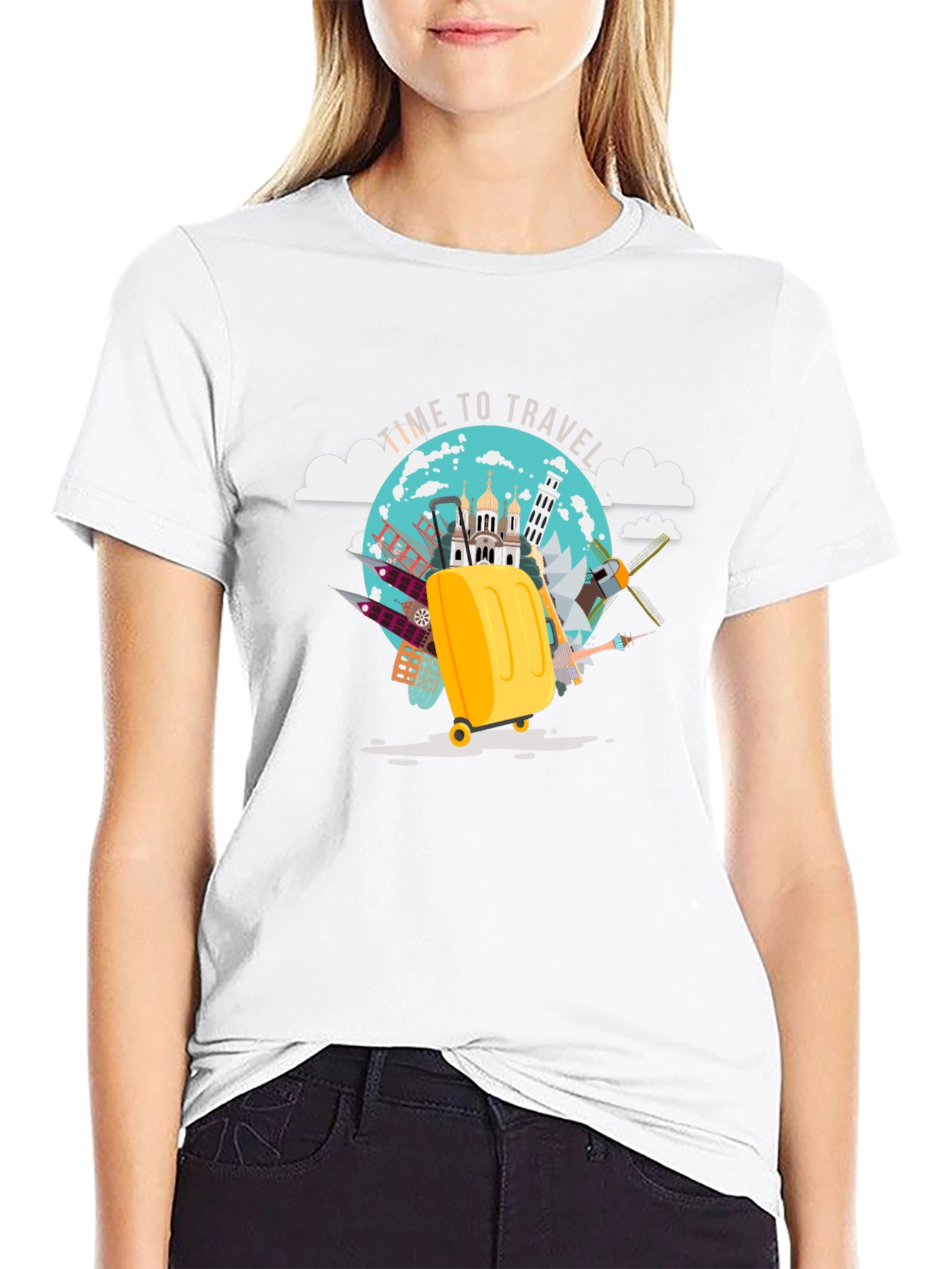 Time to Travel Graphic Tee - Adventure Awaits!