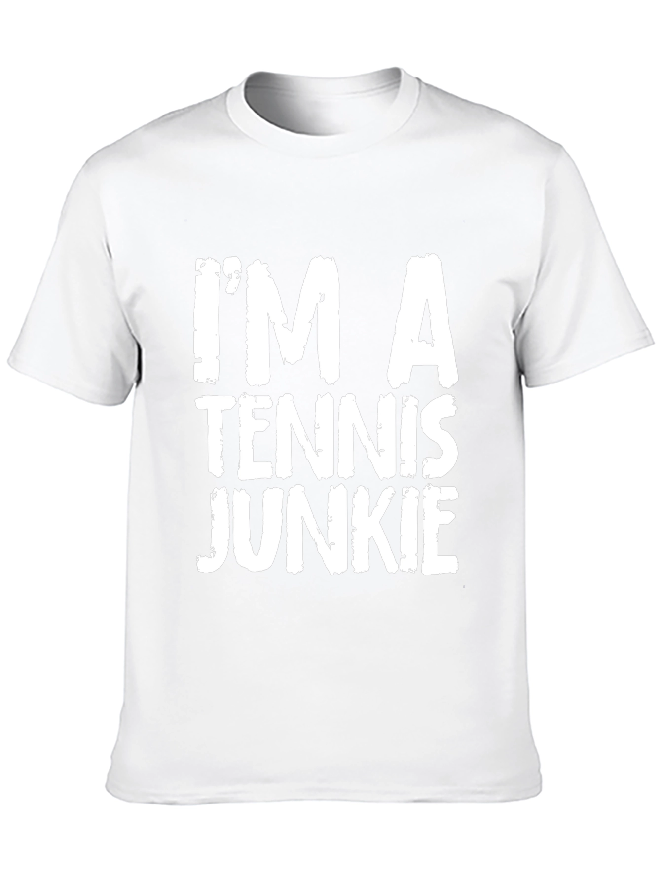 Tennis Junkie Graphic T-Shirt - Black Cotton Tee