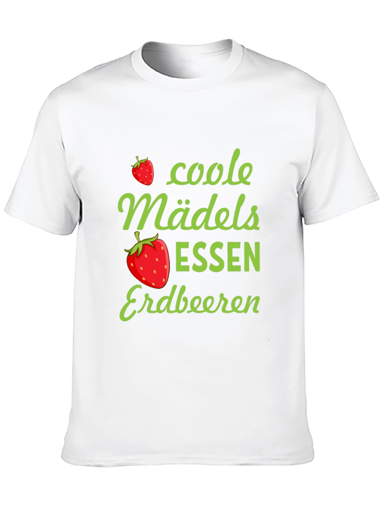 Coole Mädels Essen Erdbeeren Graphic T-Shirt