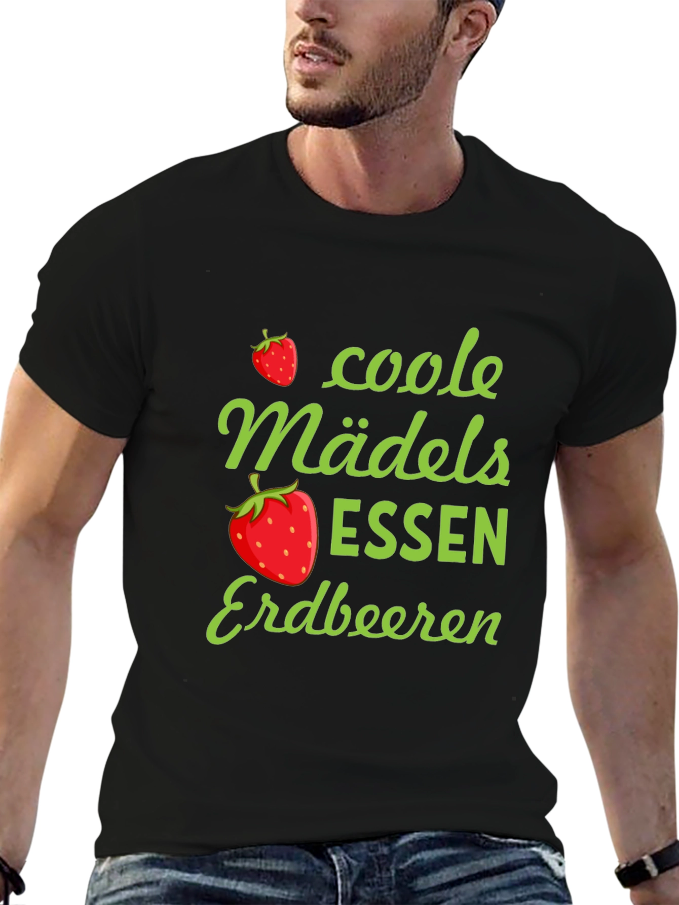 Coole Mädels Essen Erdbeeren Graphic T-Shirt