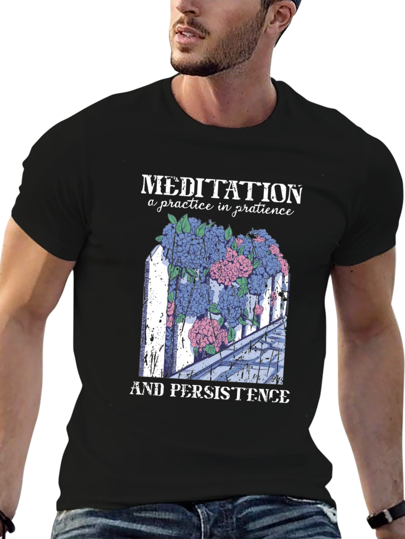 Meditation & Persistence Graphic Tee - Unisex