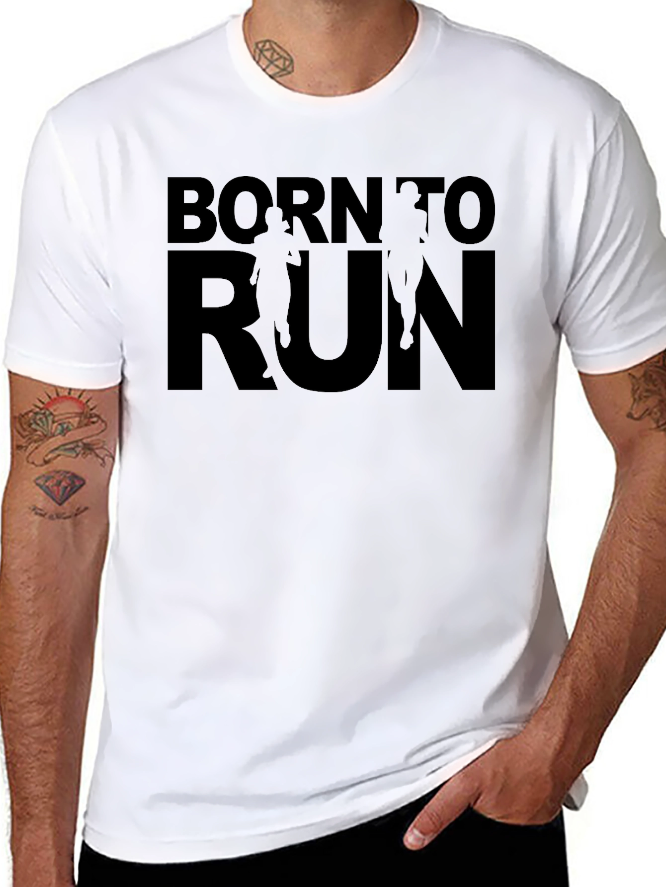 Born to Run Black T-Shirt