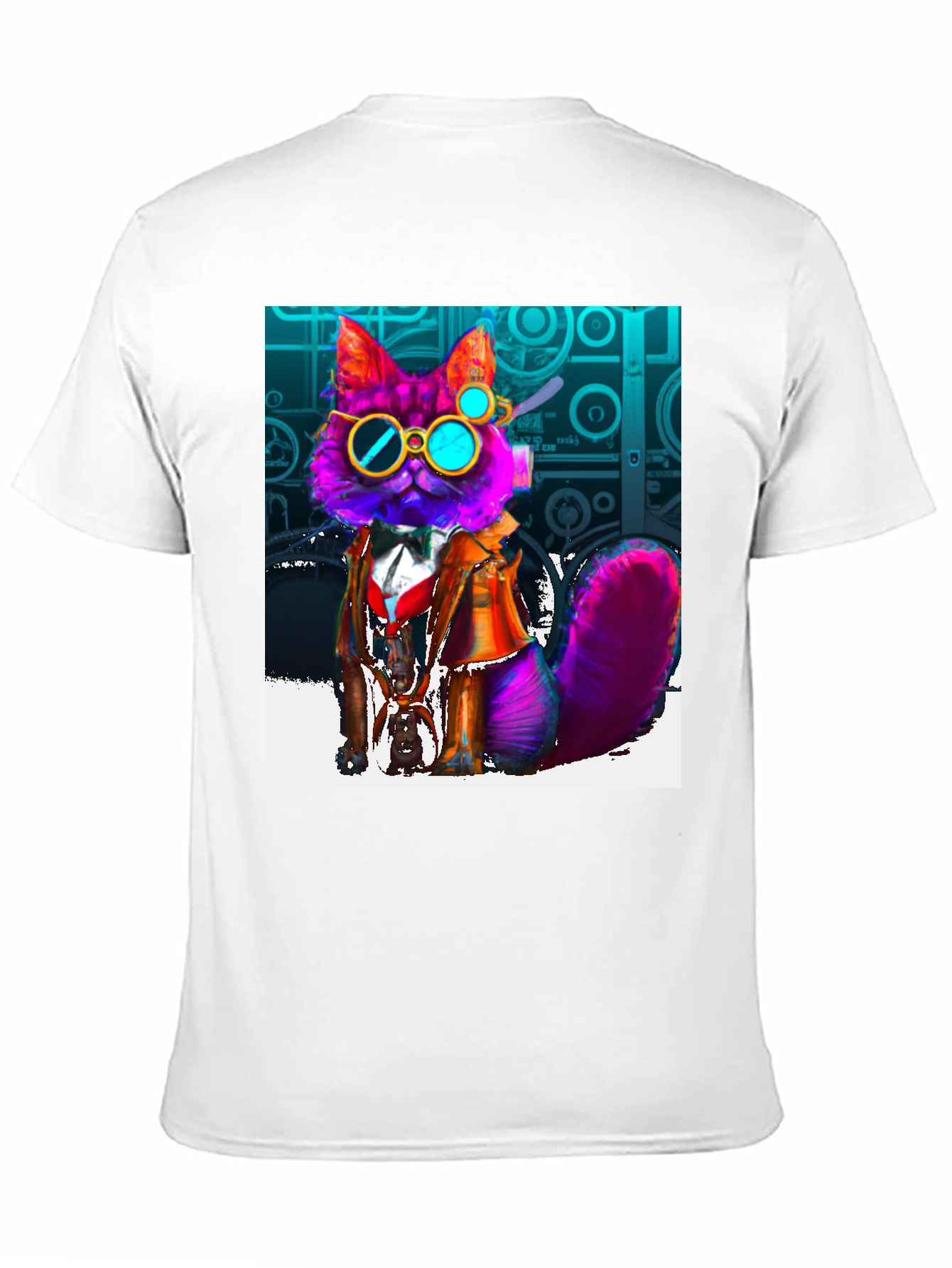 Steampunk Cat Graphic Tee