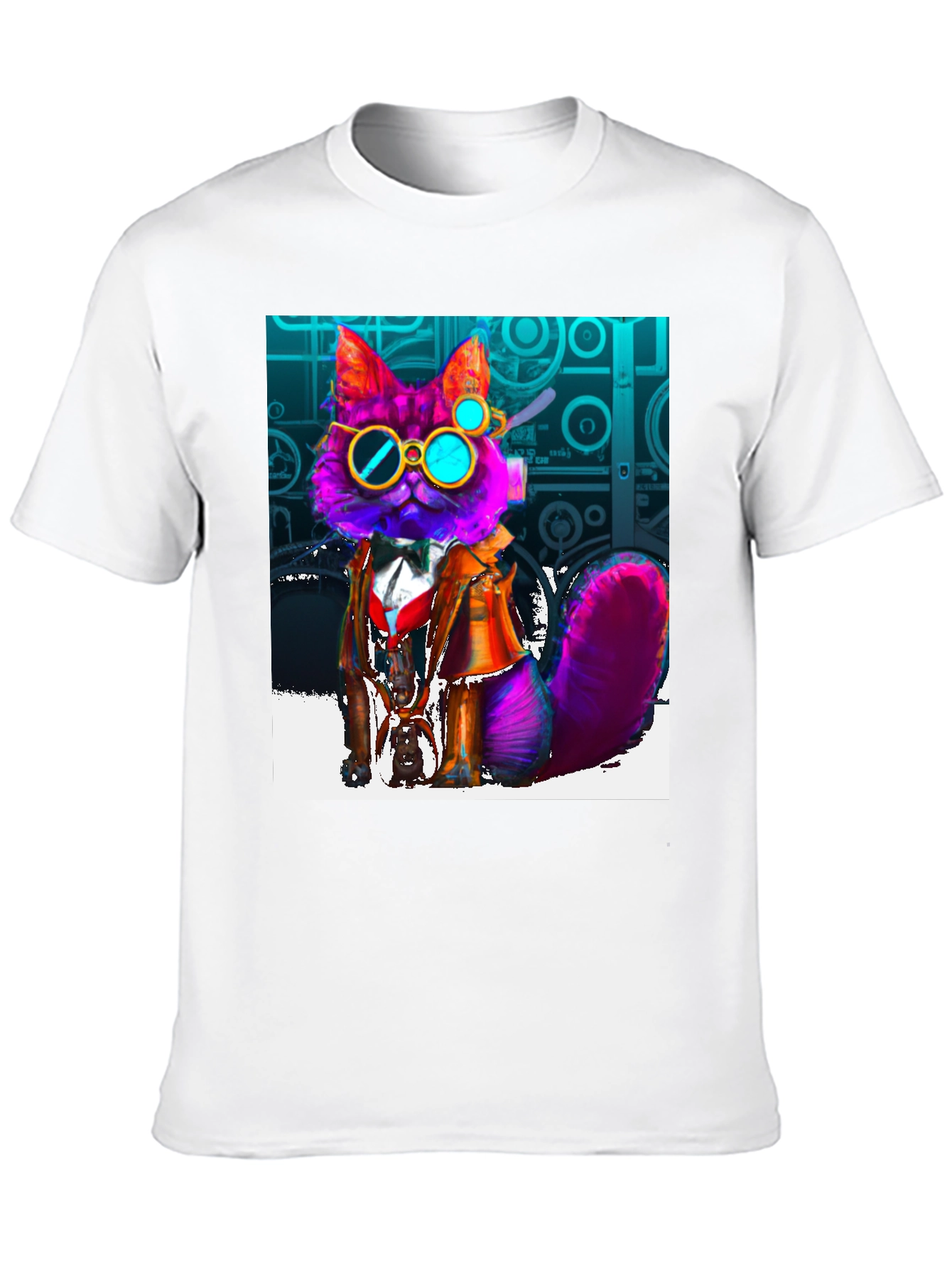 Steampunk Cat Graphic Tee