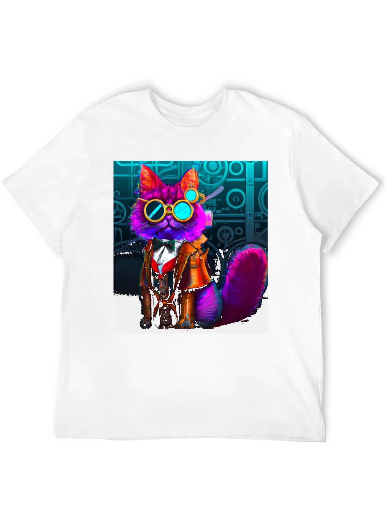 Steampunk Cat Graphic Tee