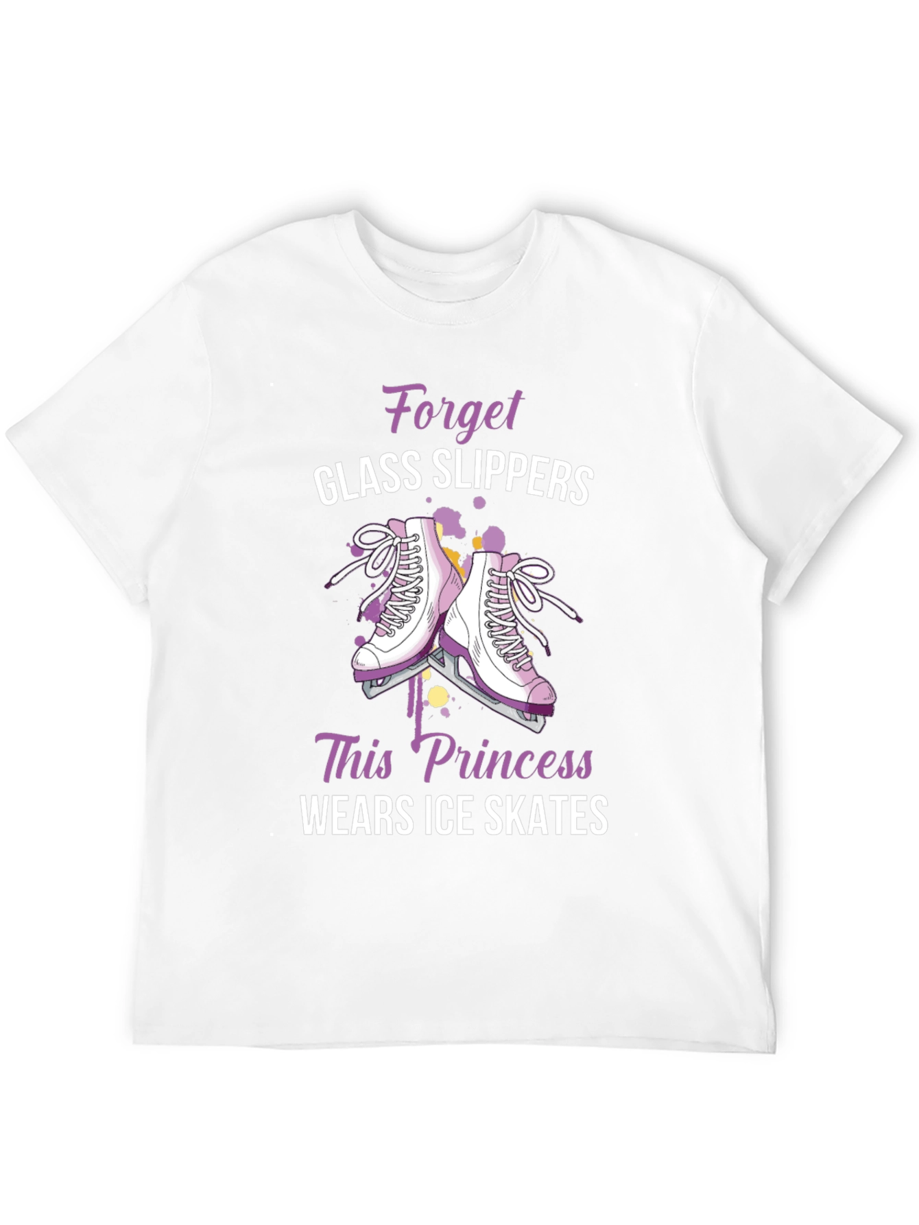 Ice Skates Princess Graphic T-Shirt