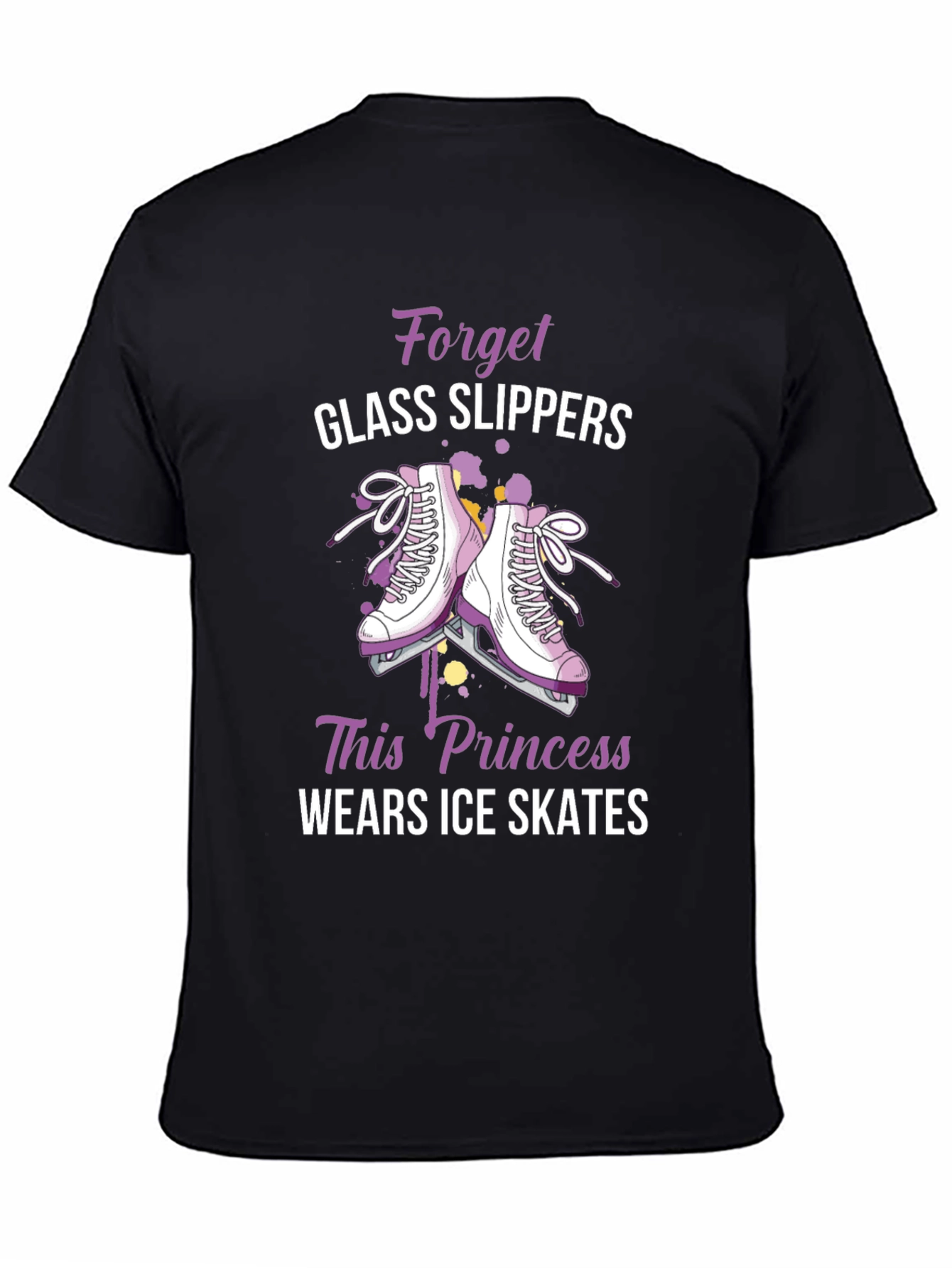 Ice Skates Princess Graphic T-Shirt