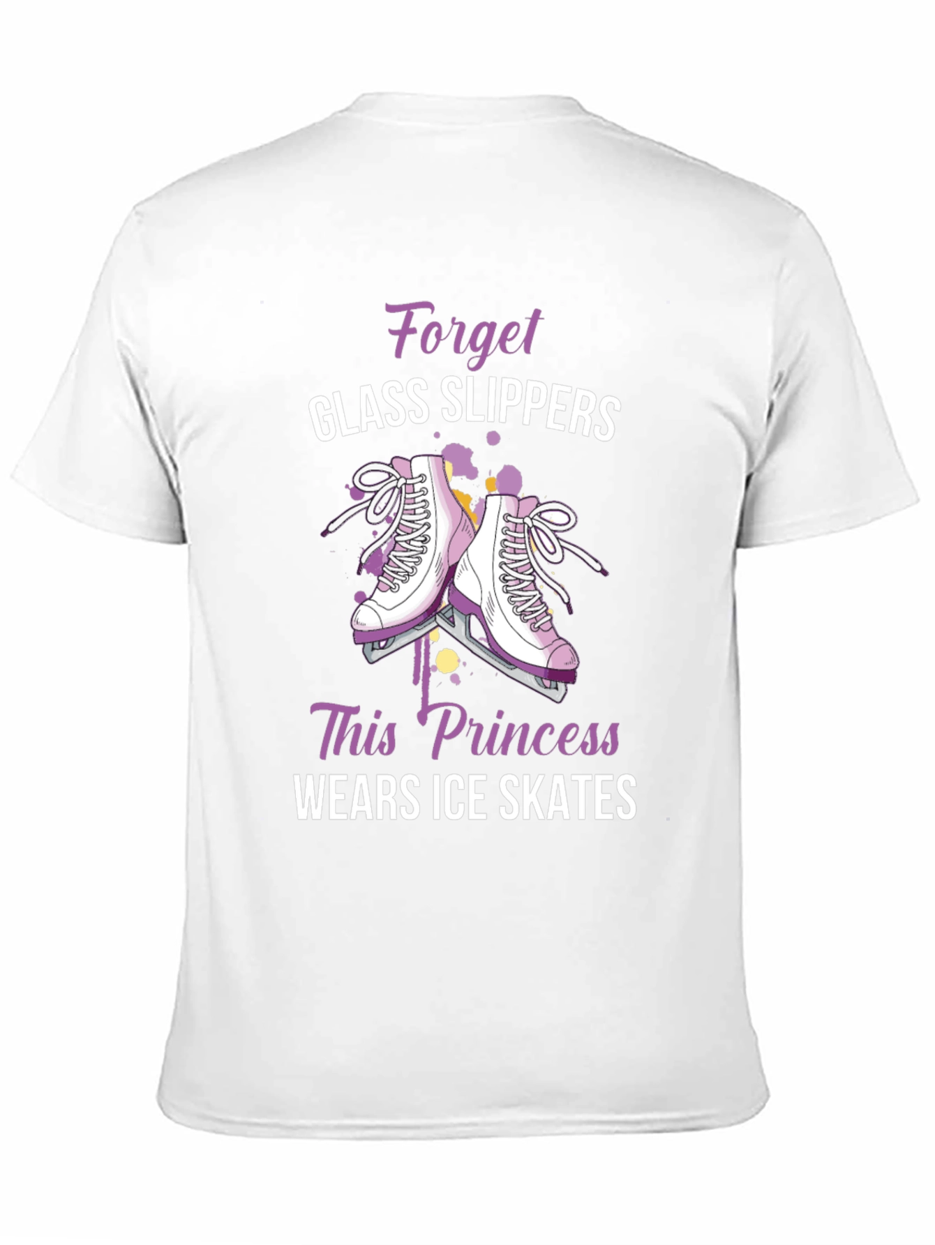 Ice Skates Princess Graphic T-Shirt