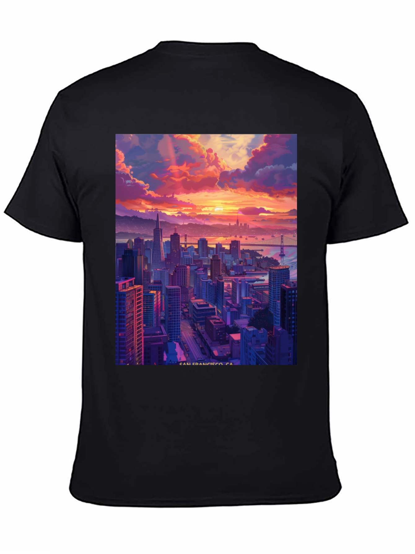 San Francisco Cityscape Graphic T-Shirt