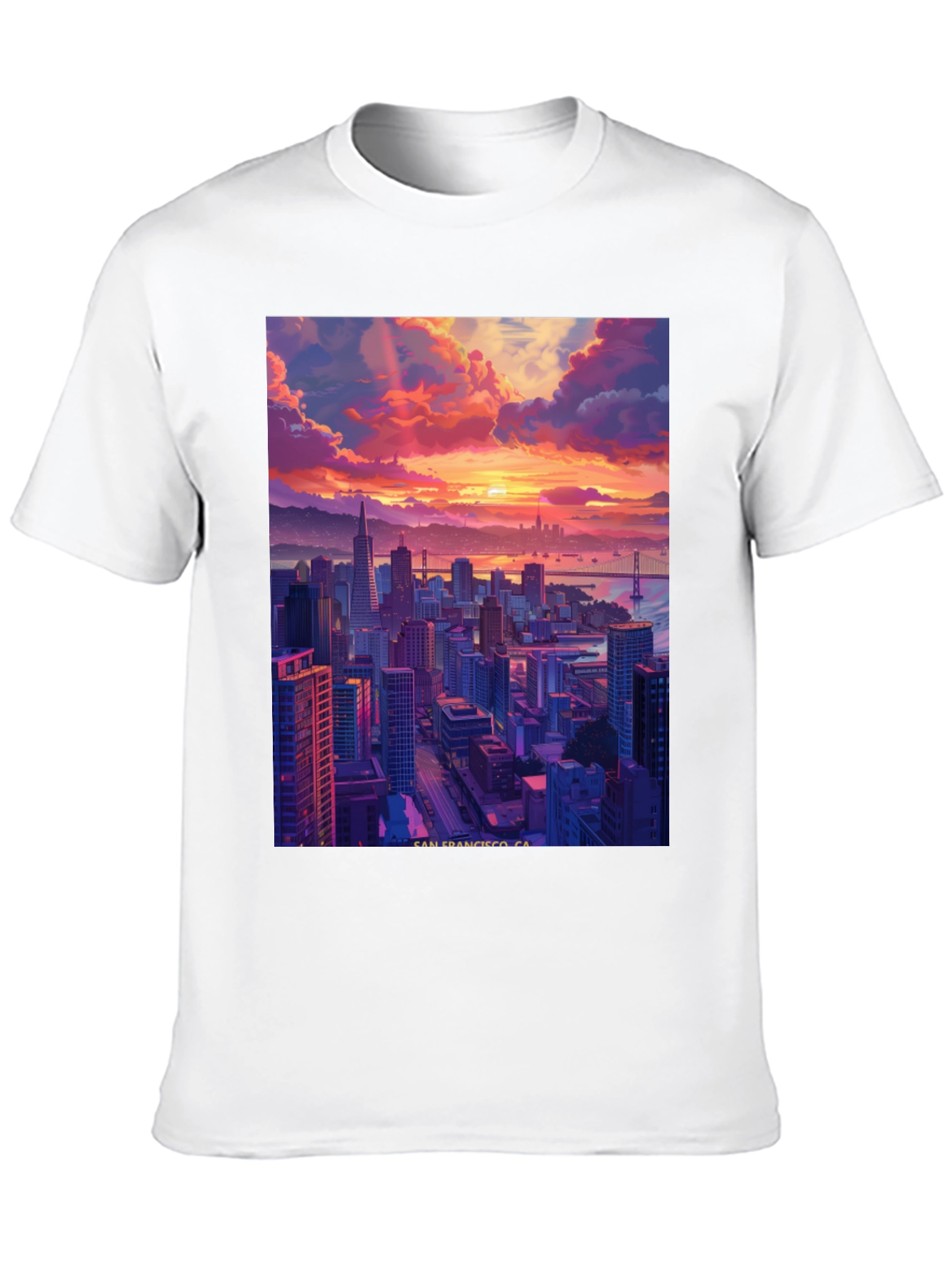 San Francisco Cityscape Graphic T-Shirt