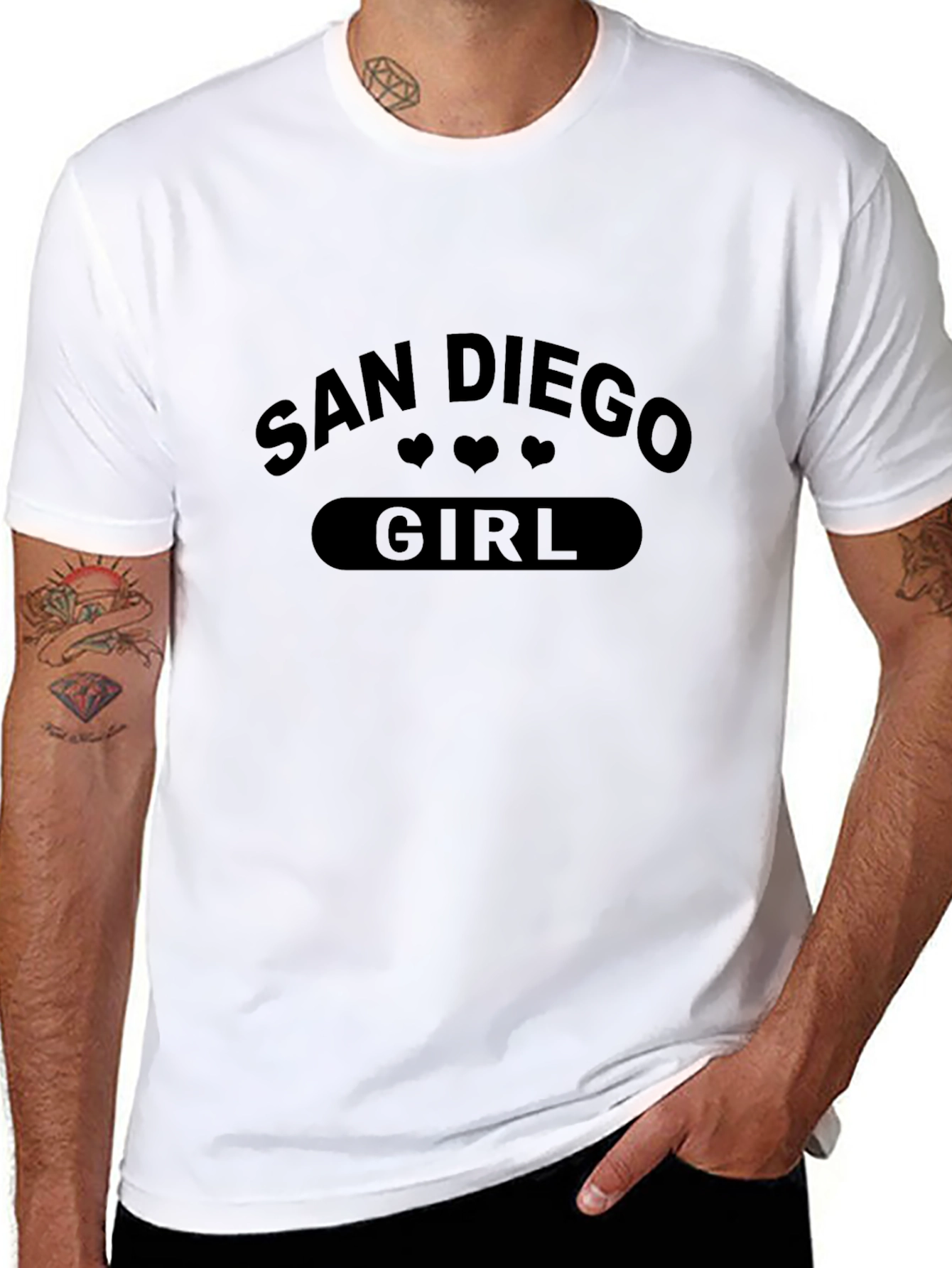 San Diego Girl Tee - Trendy Graphic T-Shirt