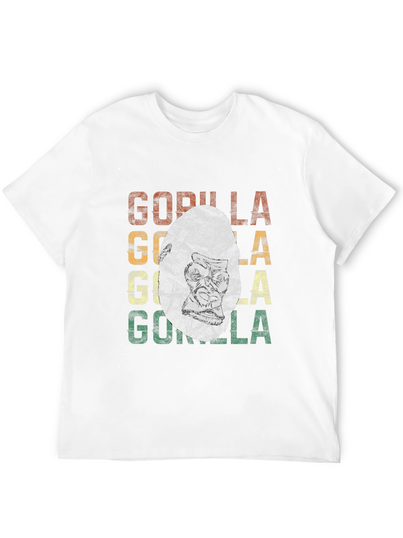 Retro Gorilla Graphic T-Shirt