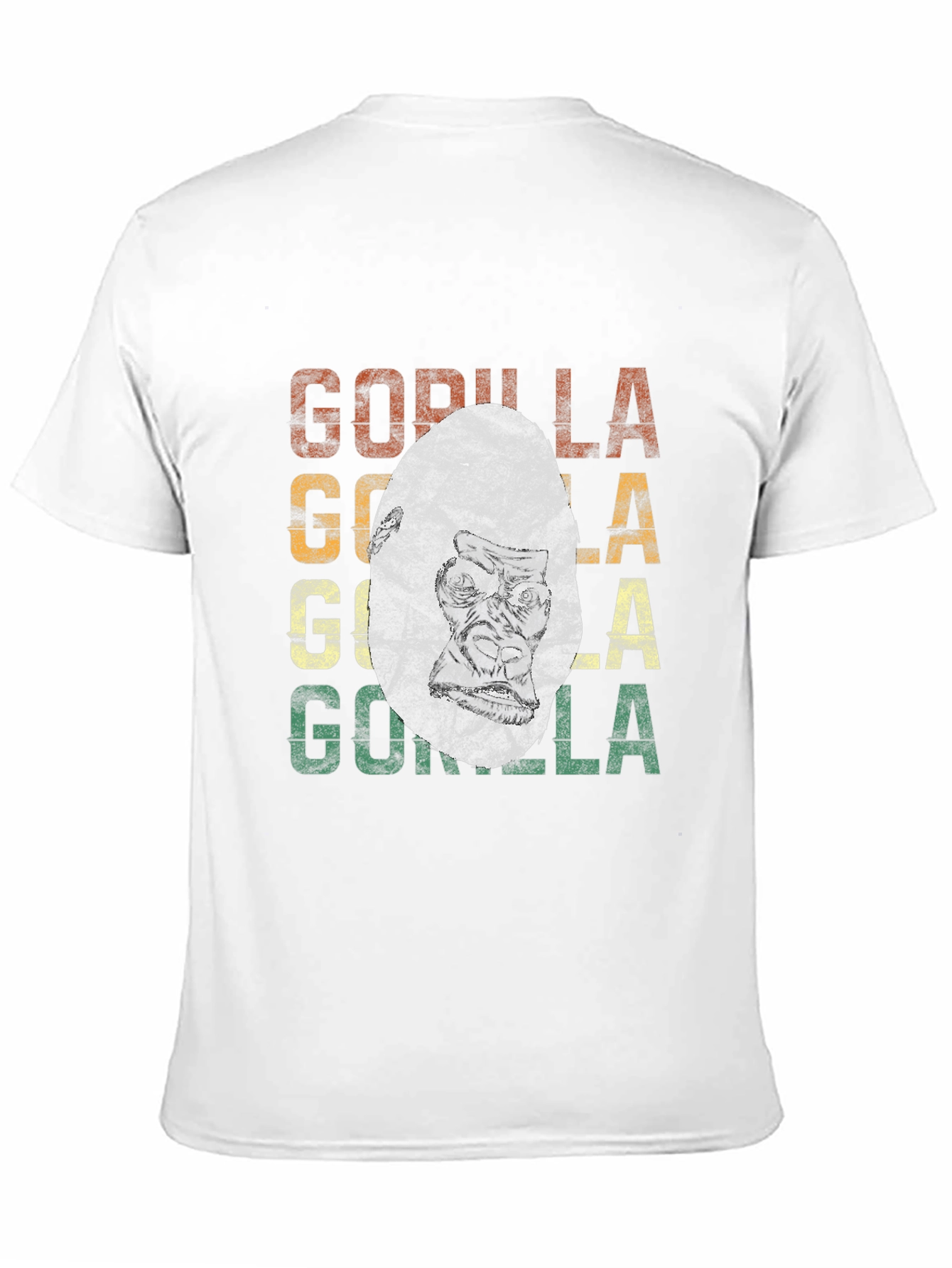 Retro Gorilla Graphic T-Shirt