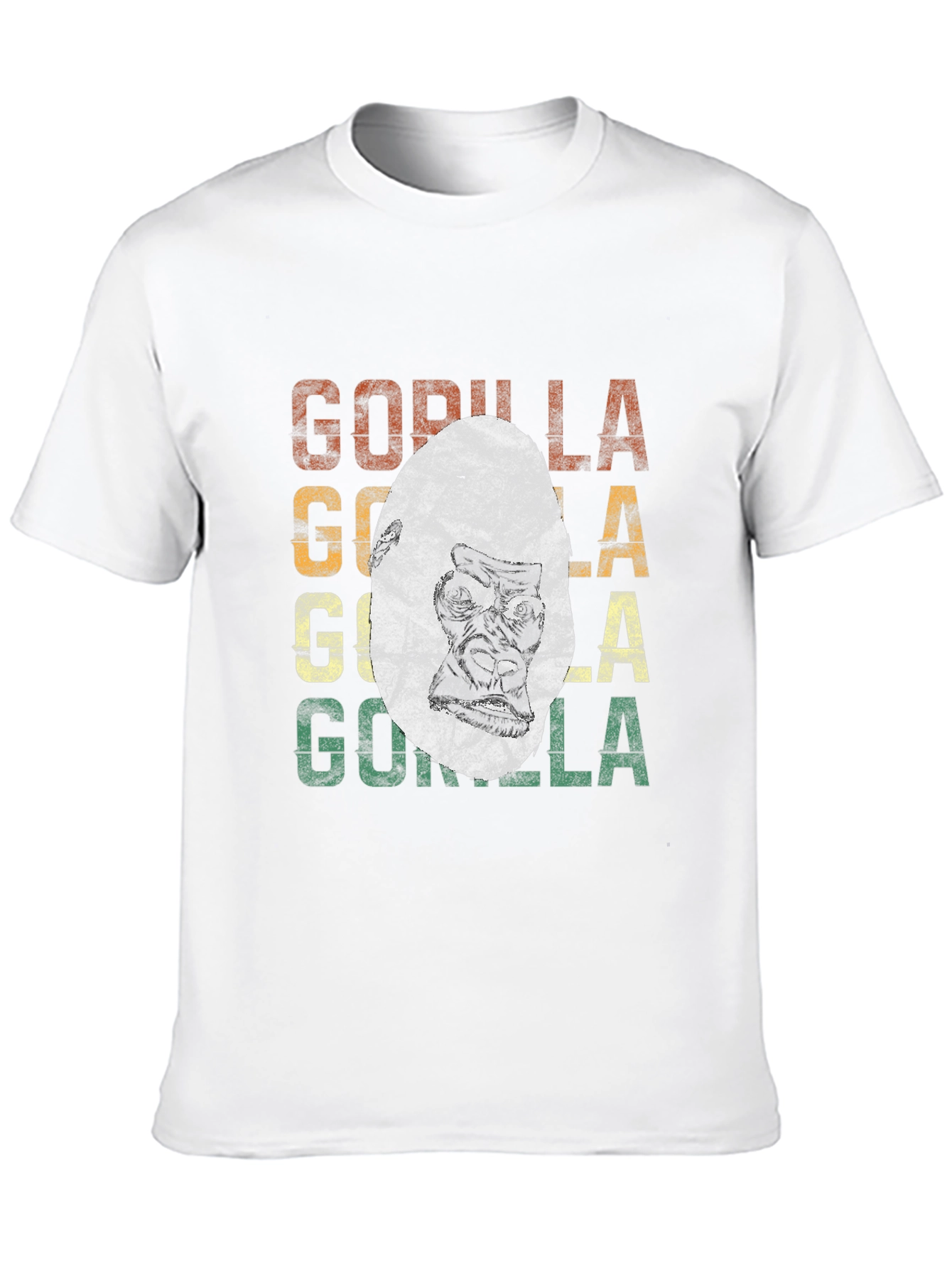 Retro Gorilla Graphic T-Shirt