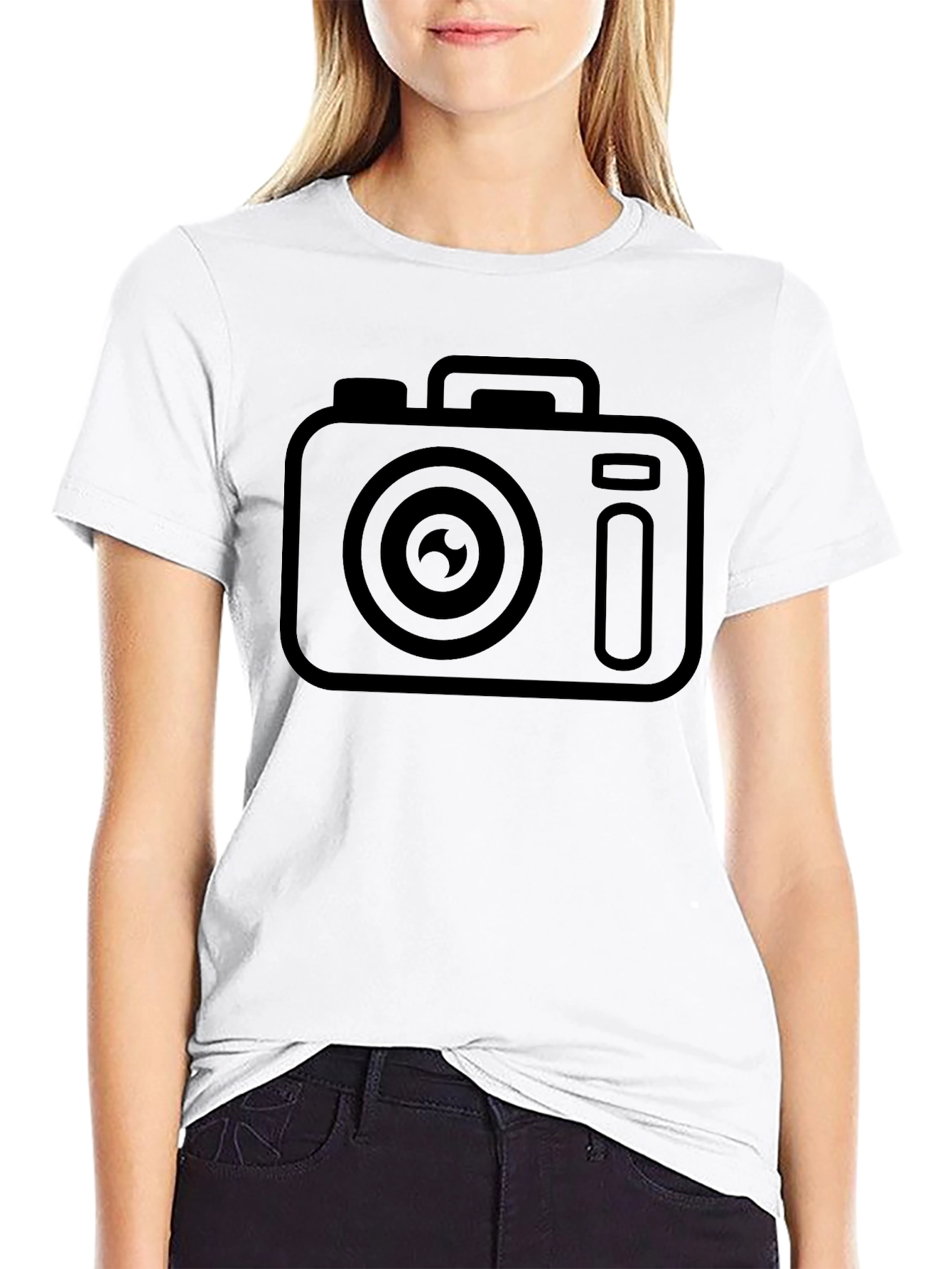 Camera Icon T-Shirt - Casual Style