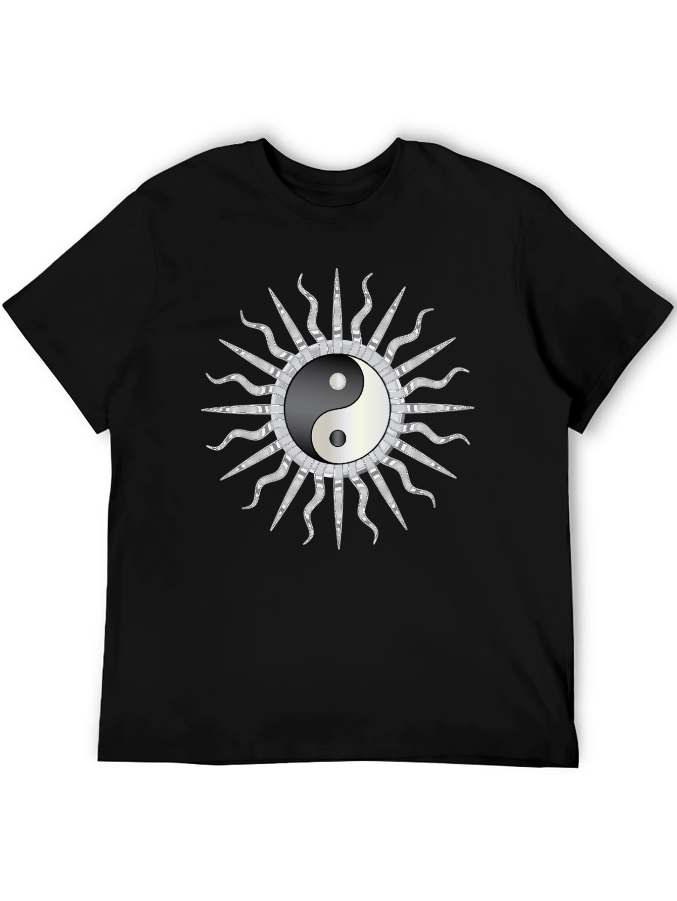 Yin Yang Sun Graphic T-Shirt