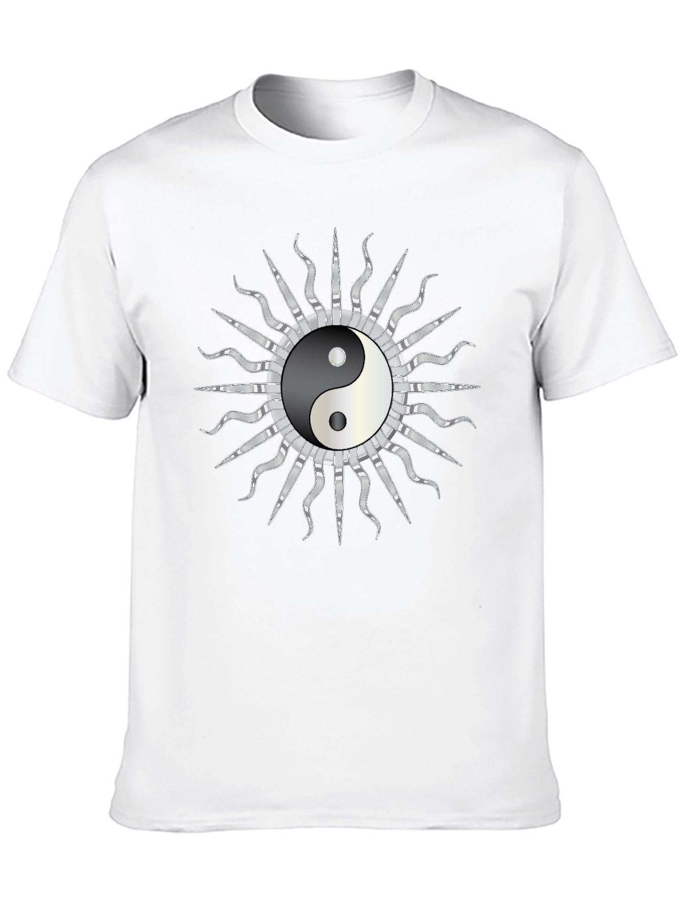 Yin Yang Sun Graphic T-Shirt