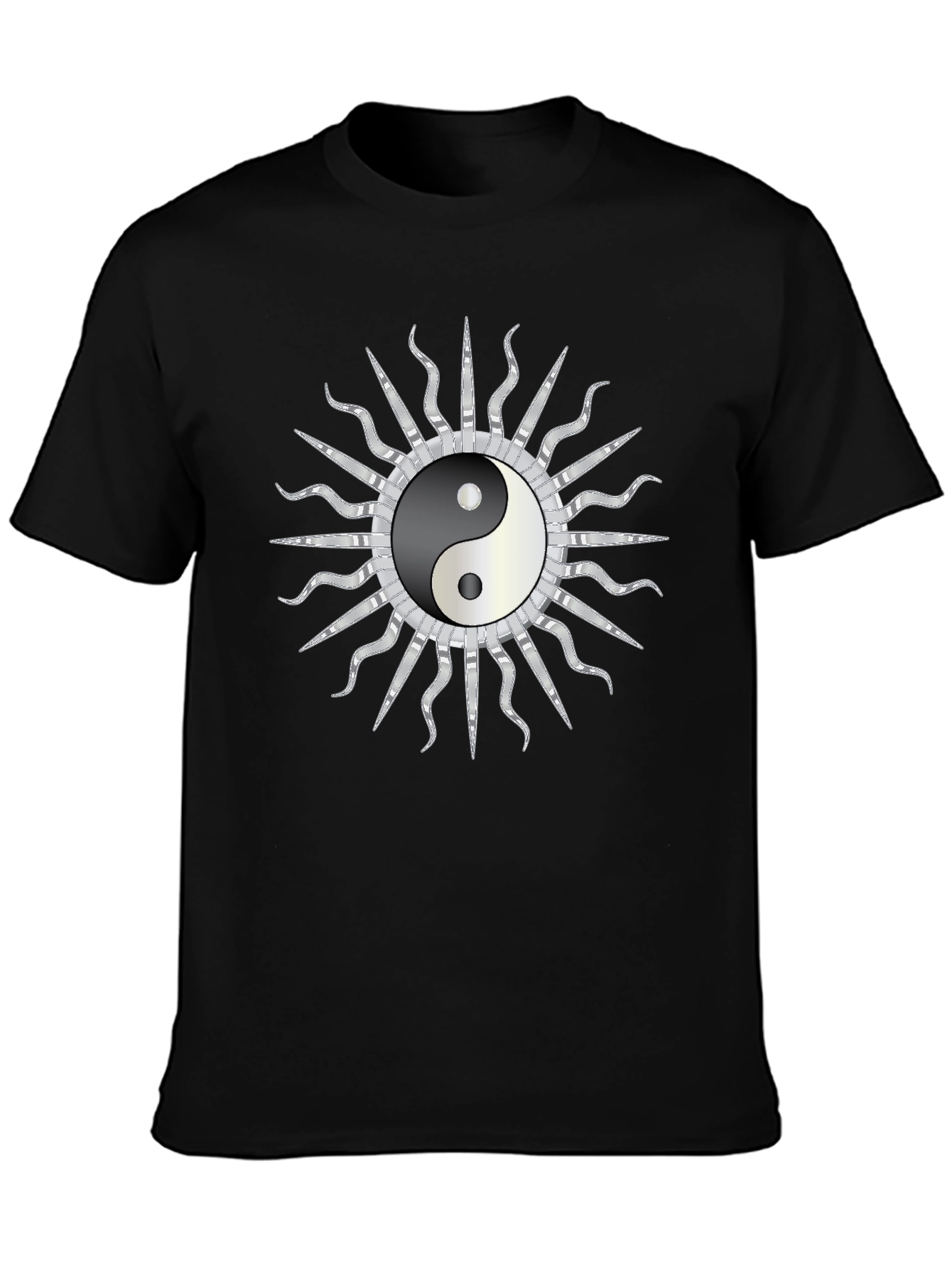 Yin Yang Sun Graphic T-Shirt