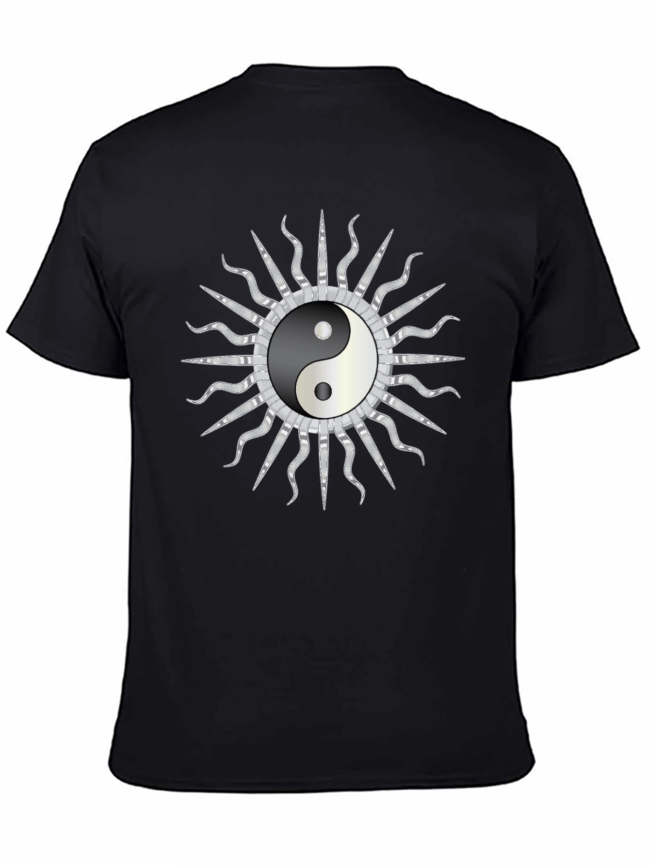 Yin Yang Sun Graphic T-Shirt