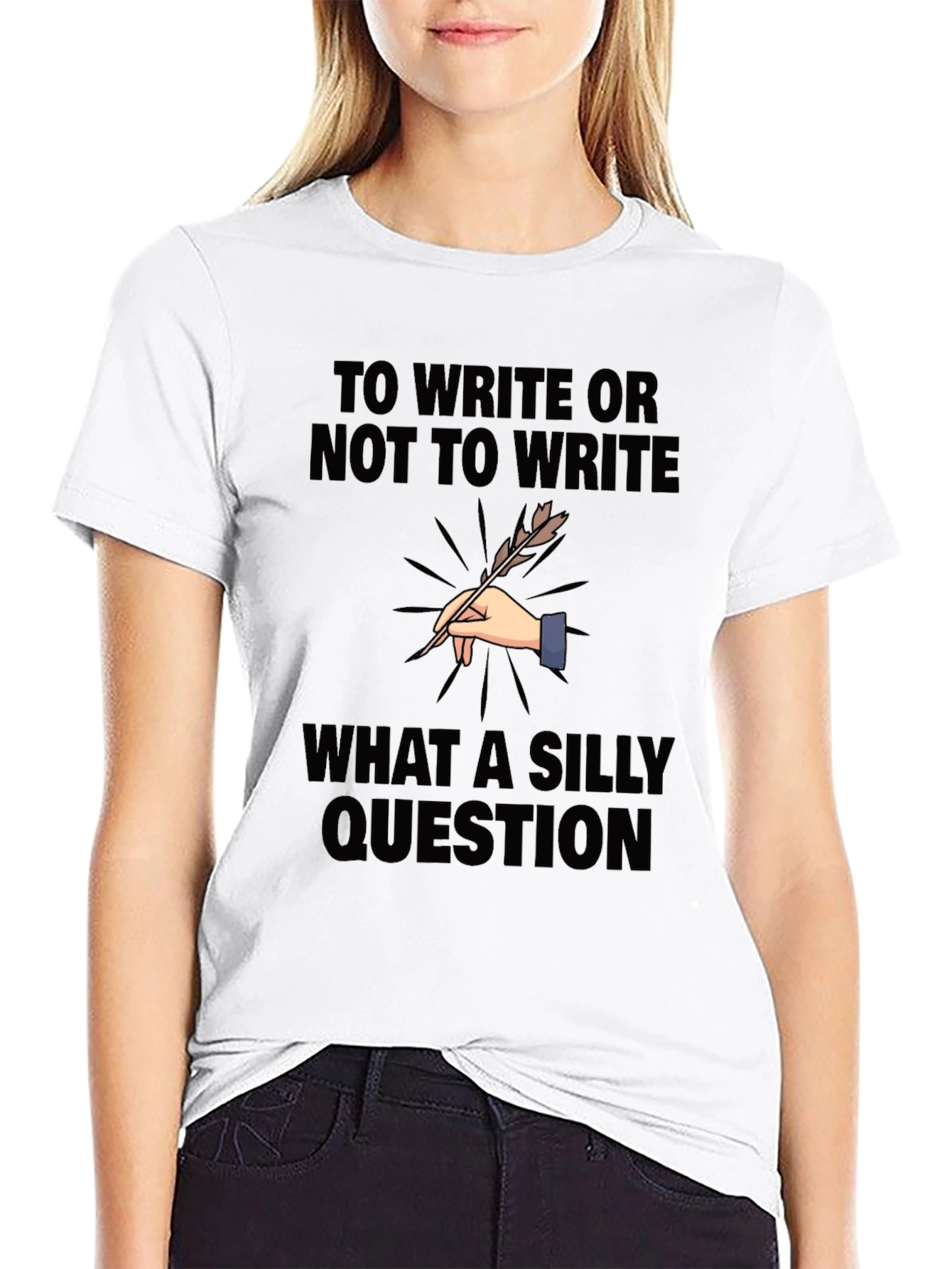 To Write or Not To Write Funny T-Shirt