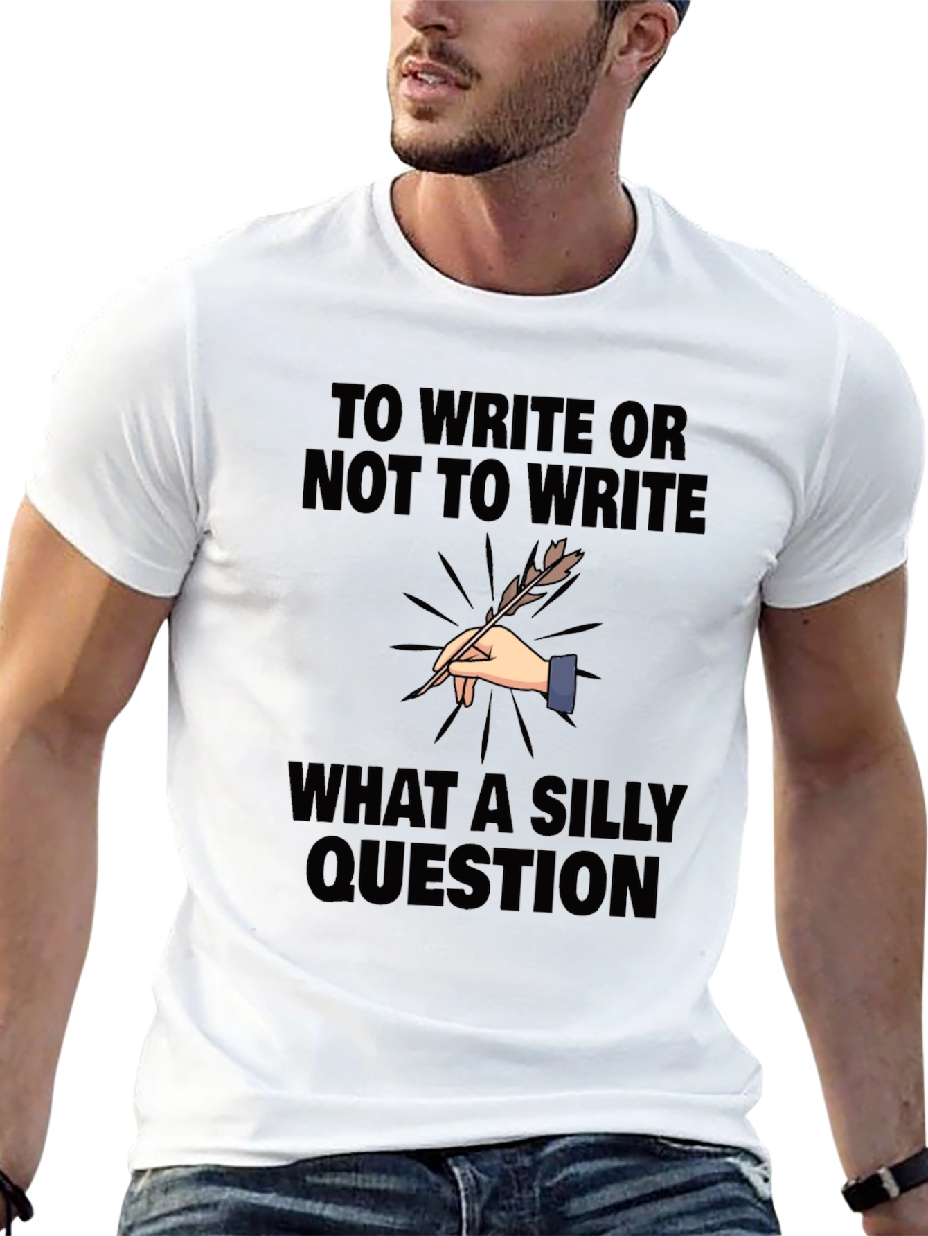 To Write or Not To Write Funny T-Shirt