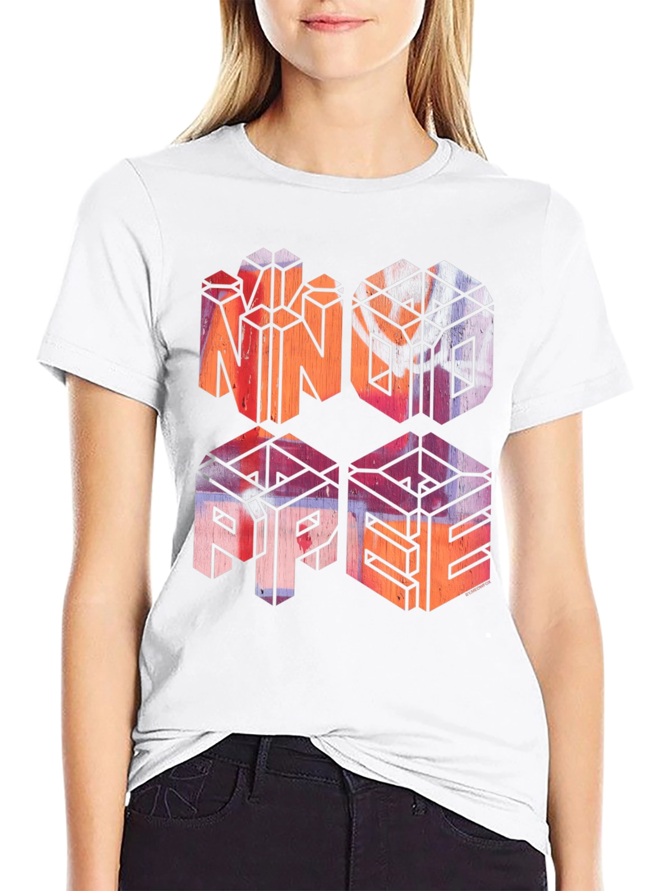 No Hope Graphic Print Black T-Shirt