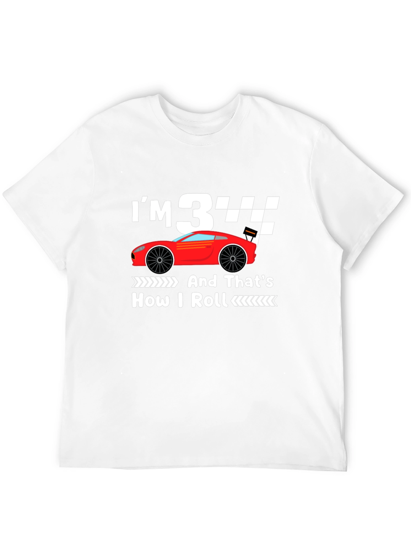 Im 3 And Thats How I Roll Birthday T-Shirt