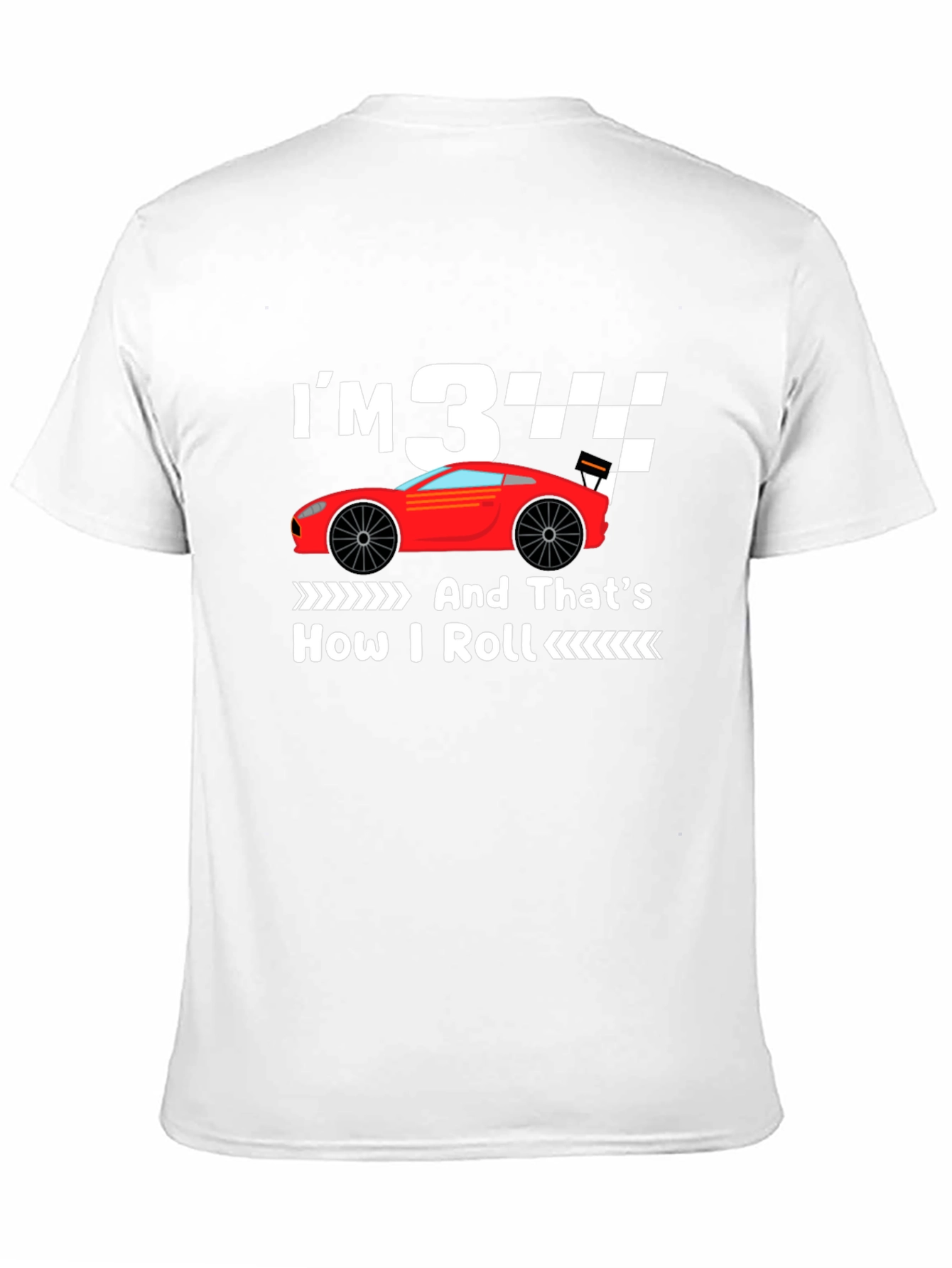 Im 3 And Thats How I Roll Birthday T-Shirt