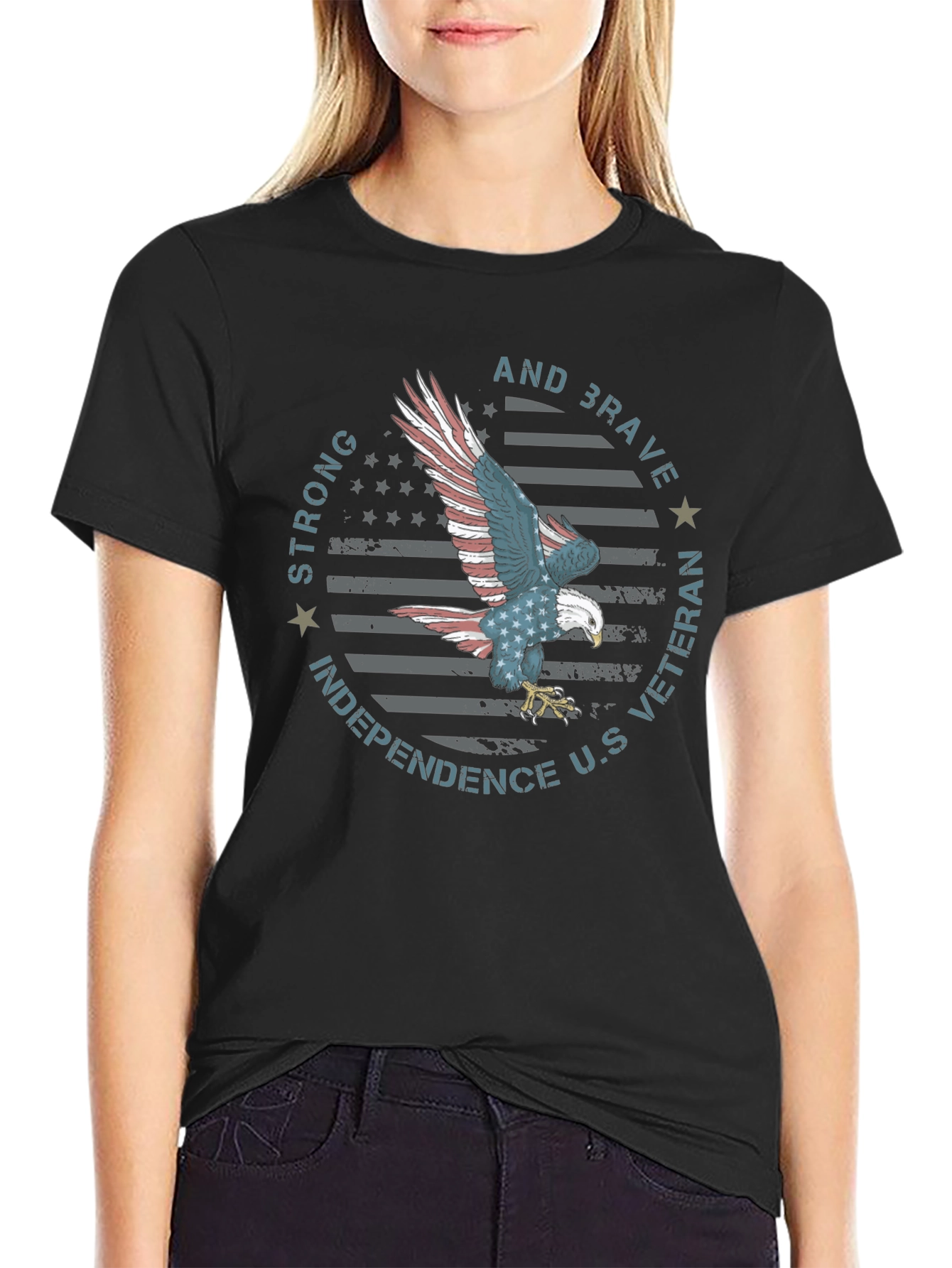 American Eagle Veteran Graphic Tee