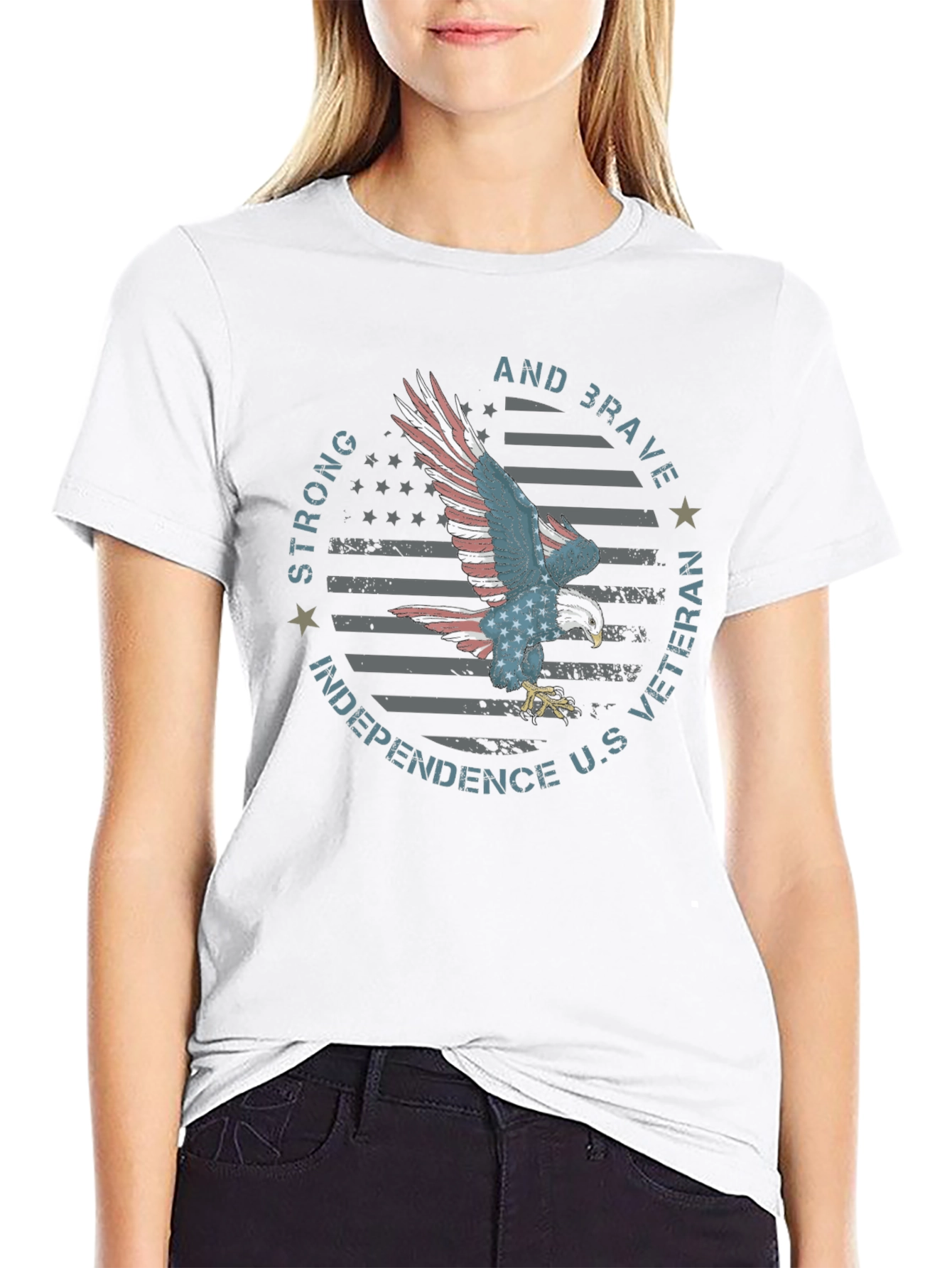 American Eagle Veteran Graphic Tee