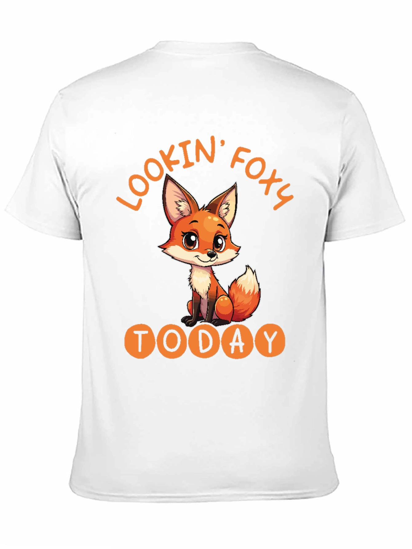 Lookin Foxy Today T-Shirt Cute Fox Design