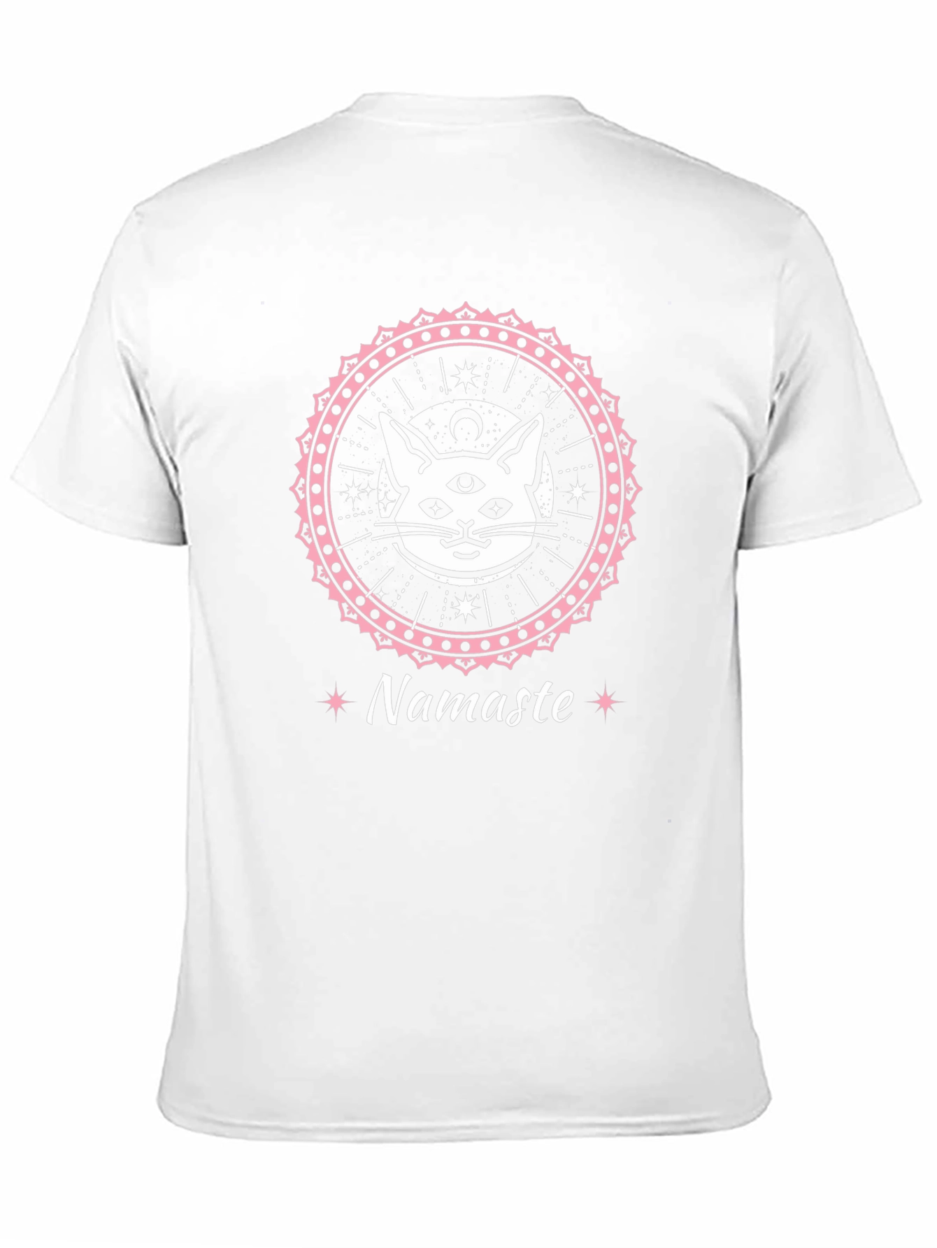 Namaste Cat Graphic T-Shirt