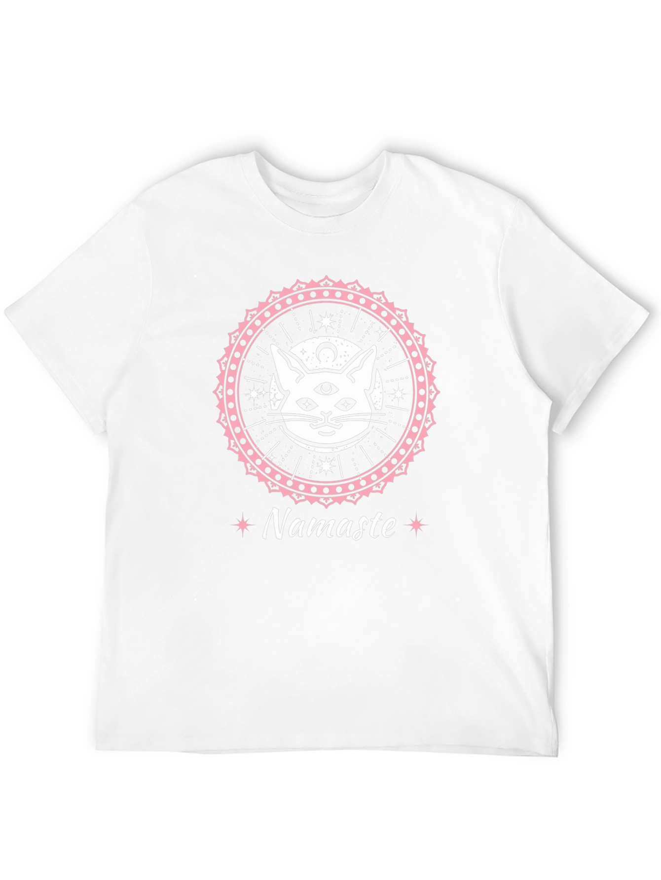 Namaste Cat Graphic T-Shirt