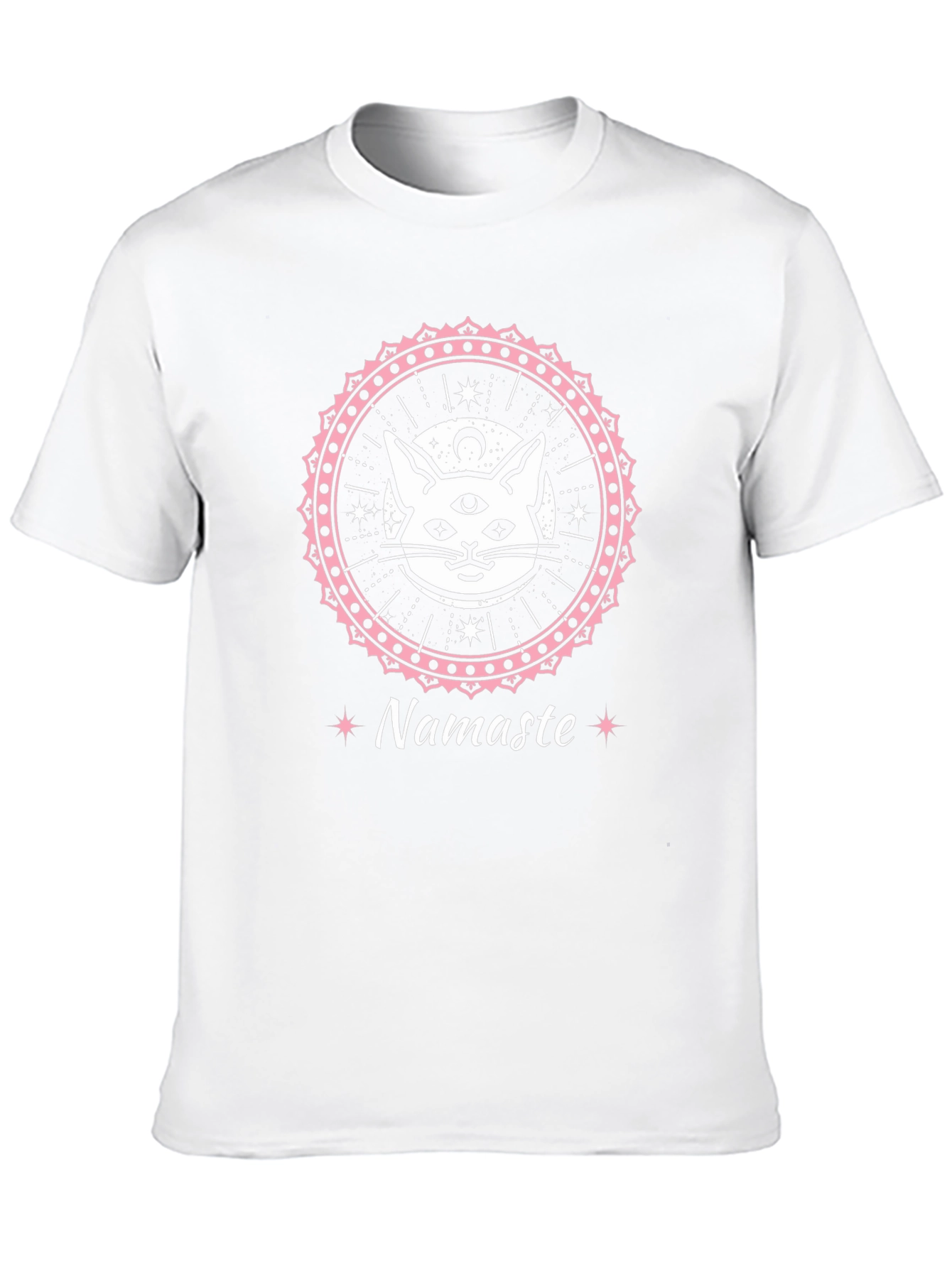 Namaste Cat Graphic T-Shirt
