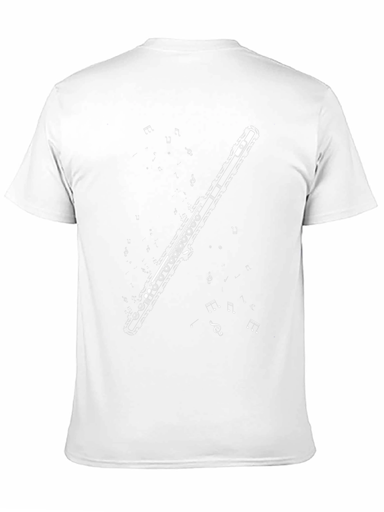 Flute Graphic Tee - Music Lover Shirt