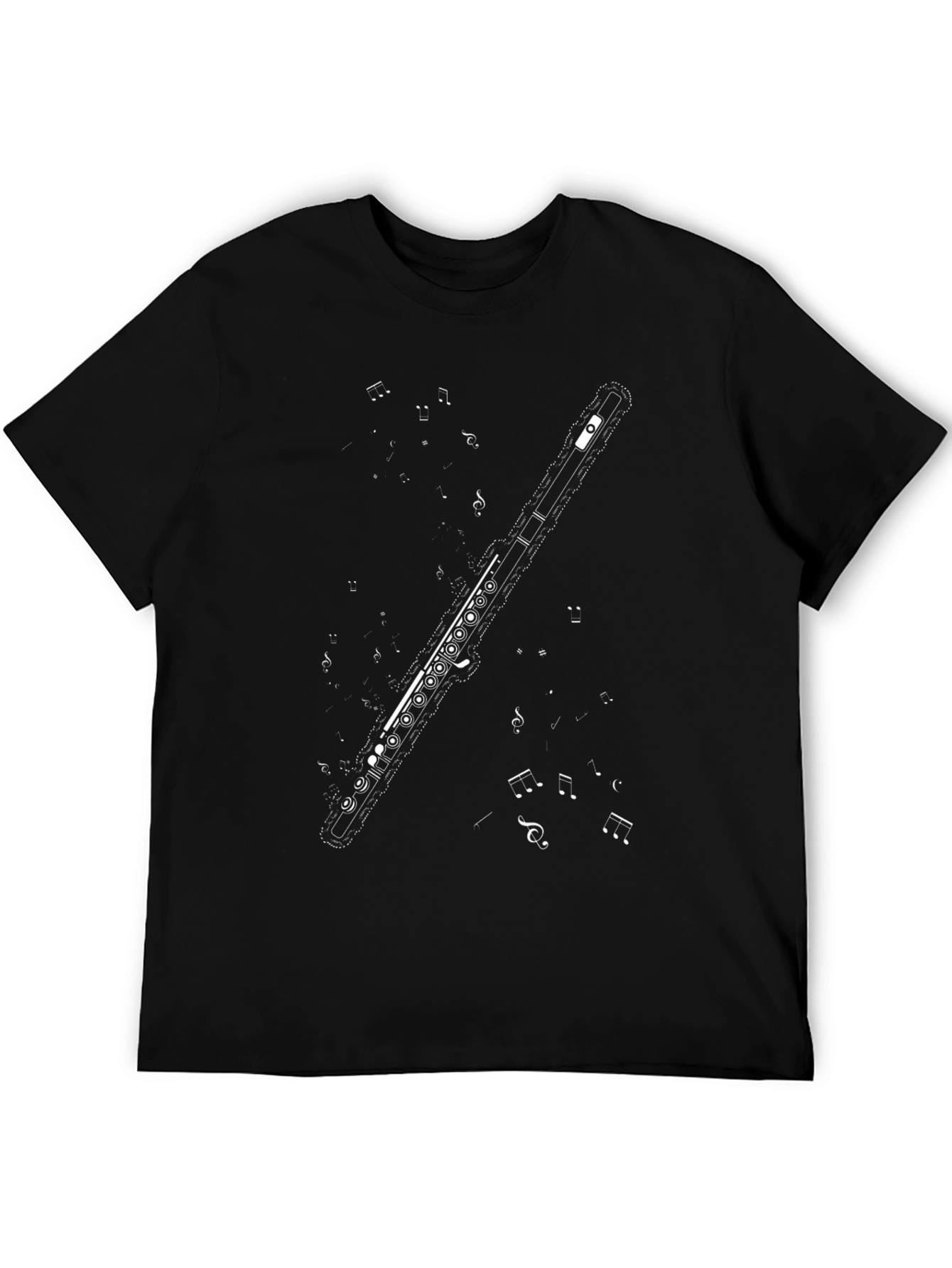 Flute Graphic Tee - Music Lover Shirt