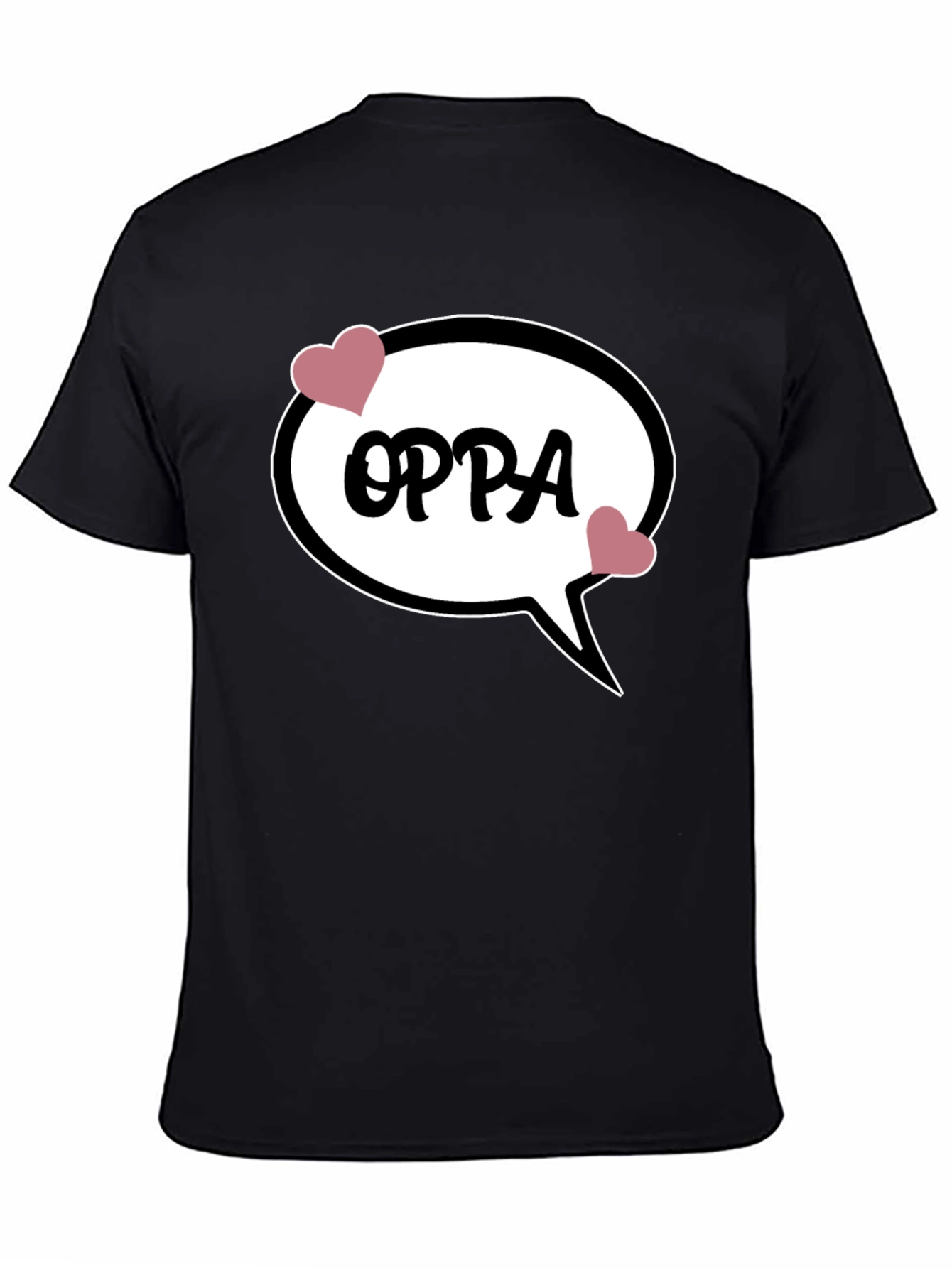 Oppa Heart Speech Bubble T-Shirt
