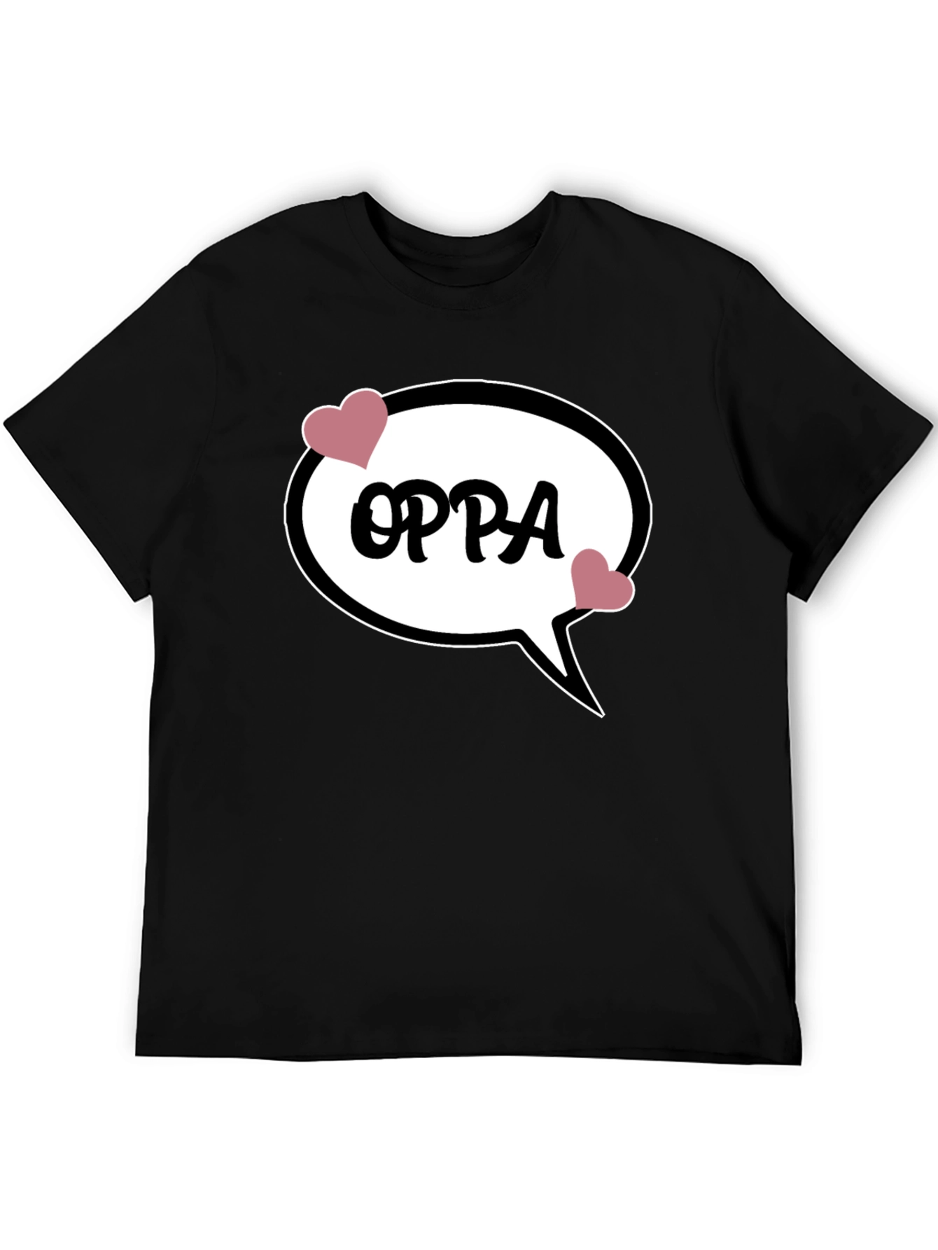 Oppa Heart Speech Bubble T-Shirt