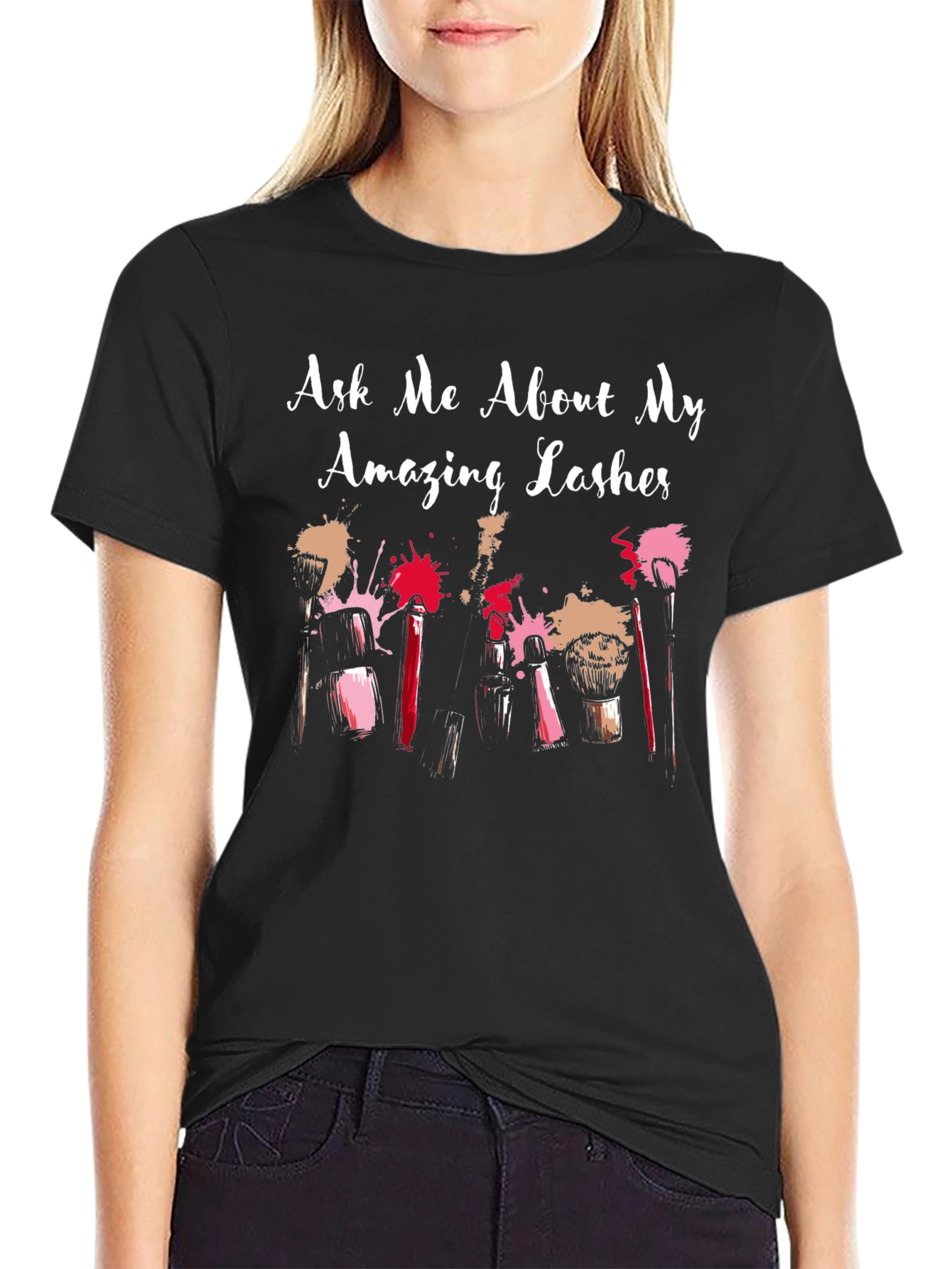 Ask Me About My Lashes T-Shirt