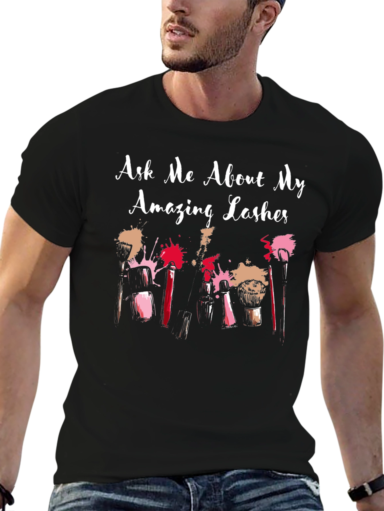 Ask Me About My Lashes T-Shirt