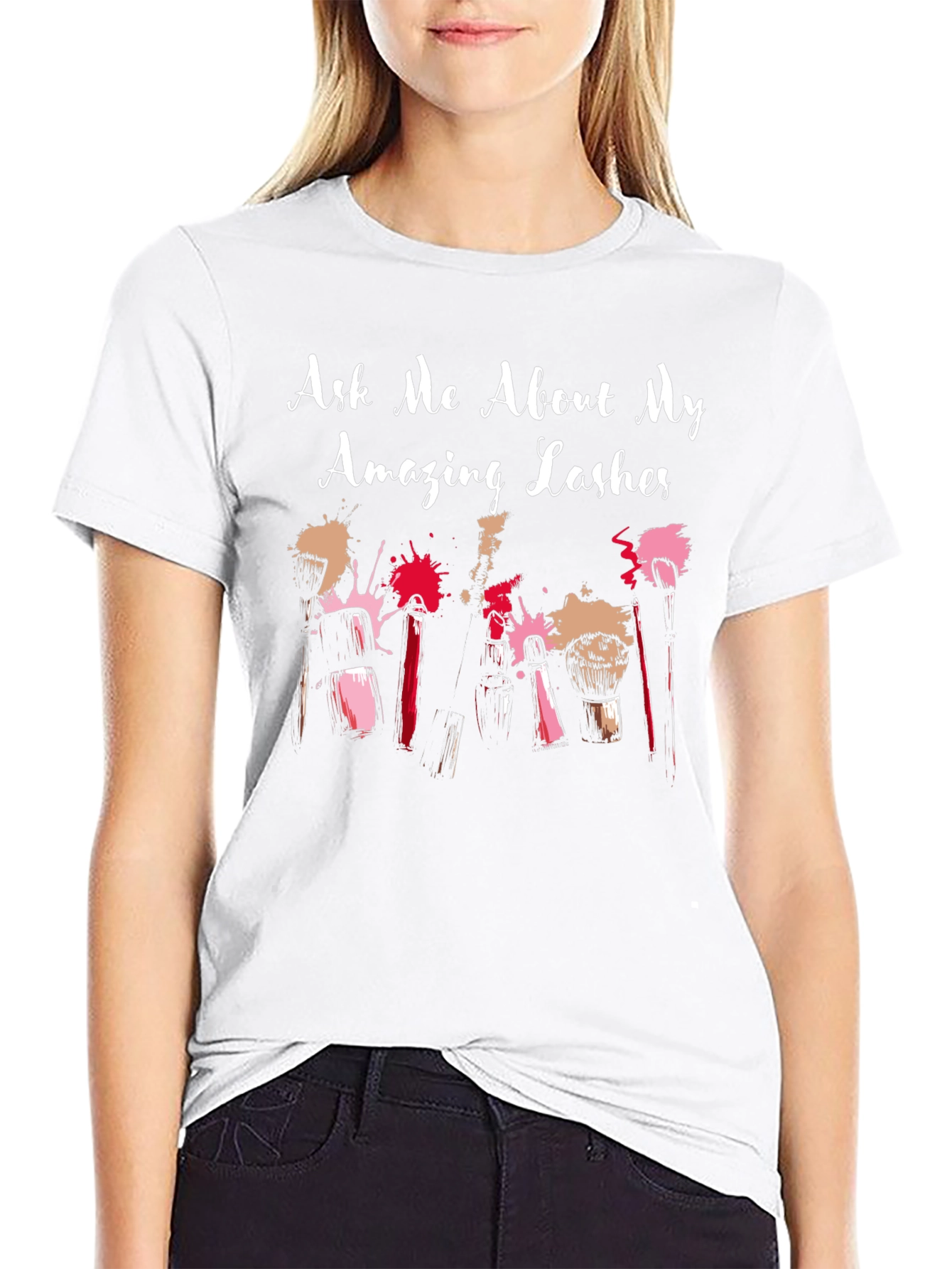 Ask Me About My Lashes T-Shirt