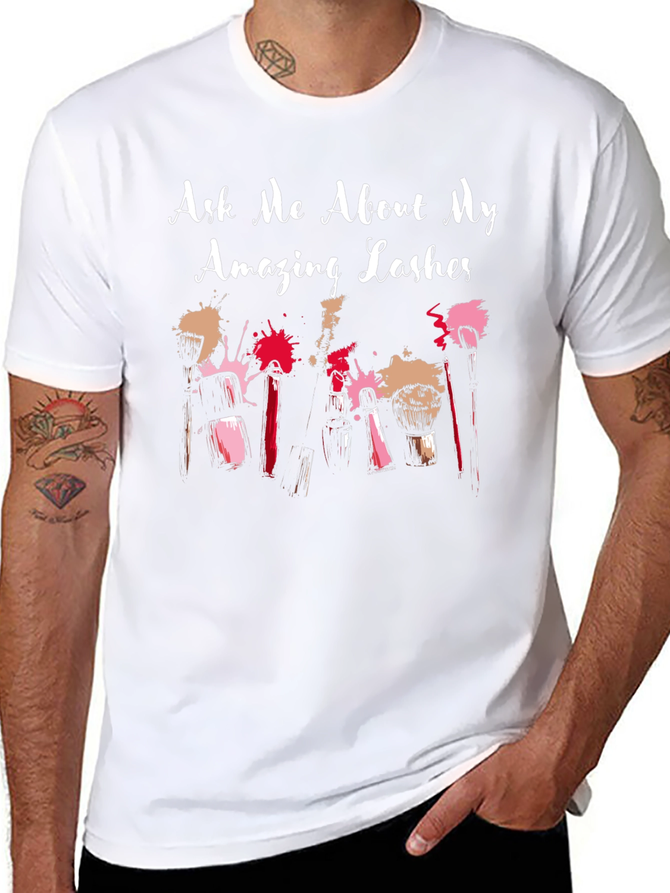 Ask Me About My Lashes T-Shirt