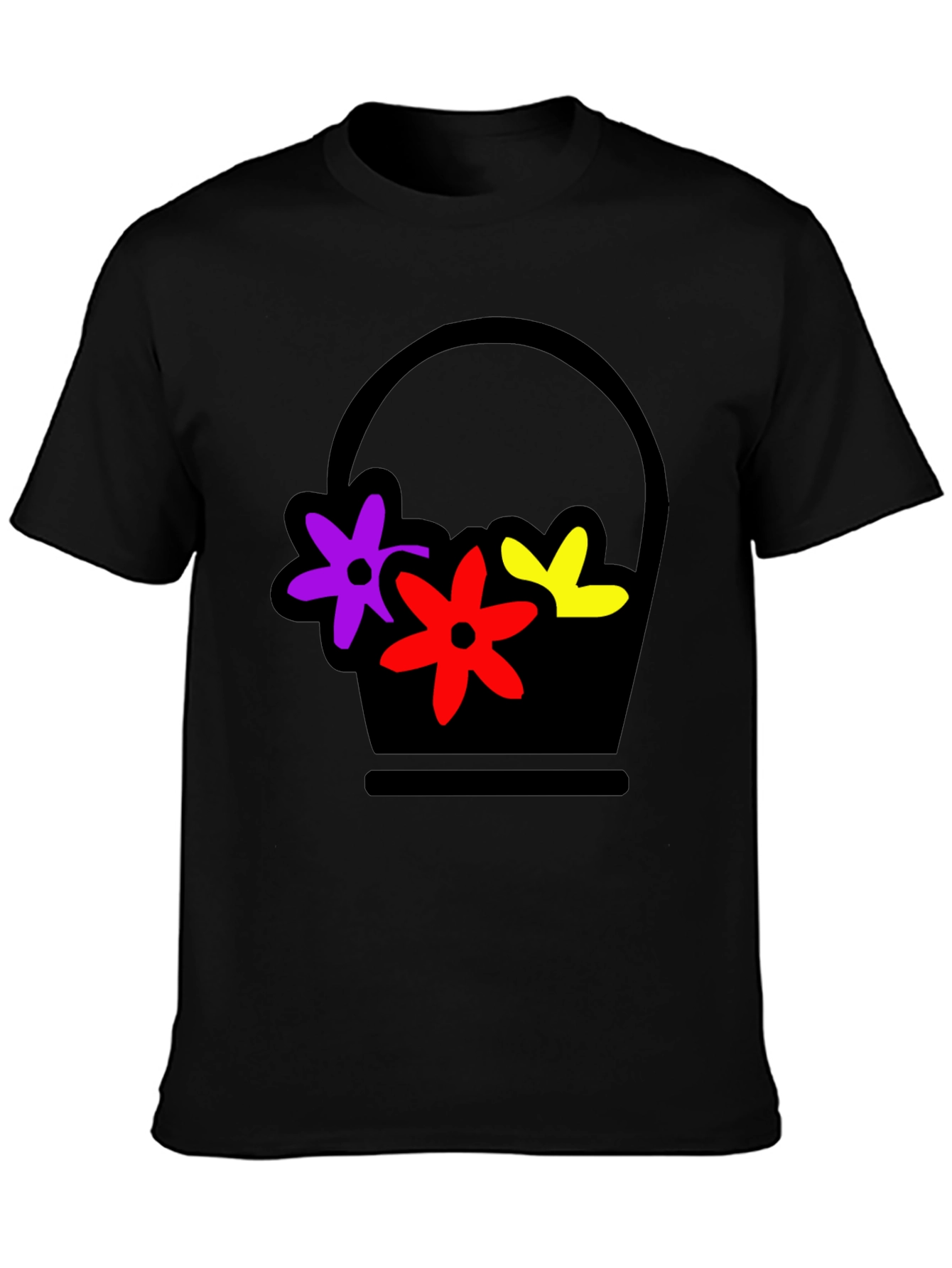 Floral Basket Graphic Tee