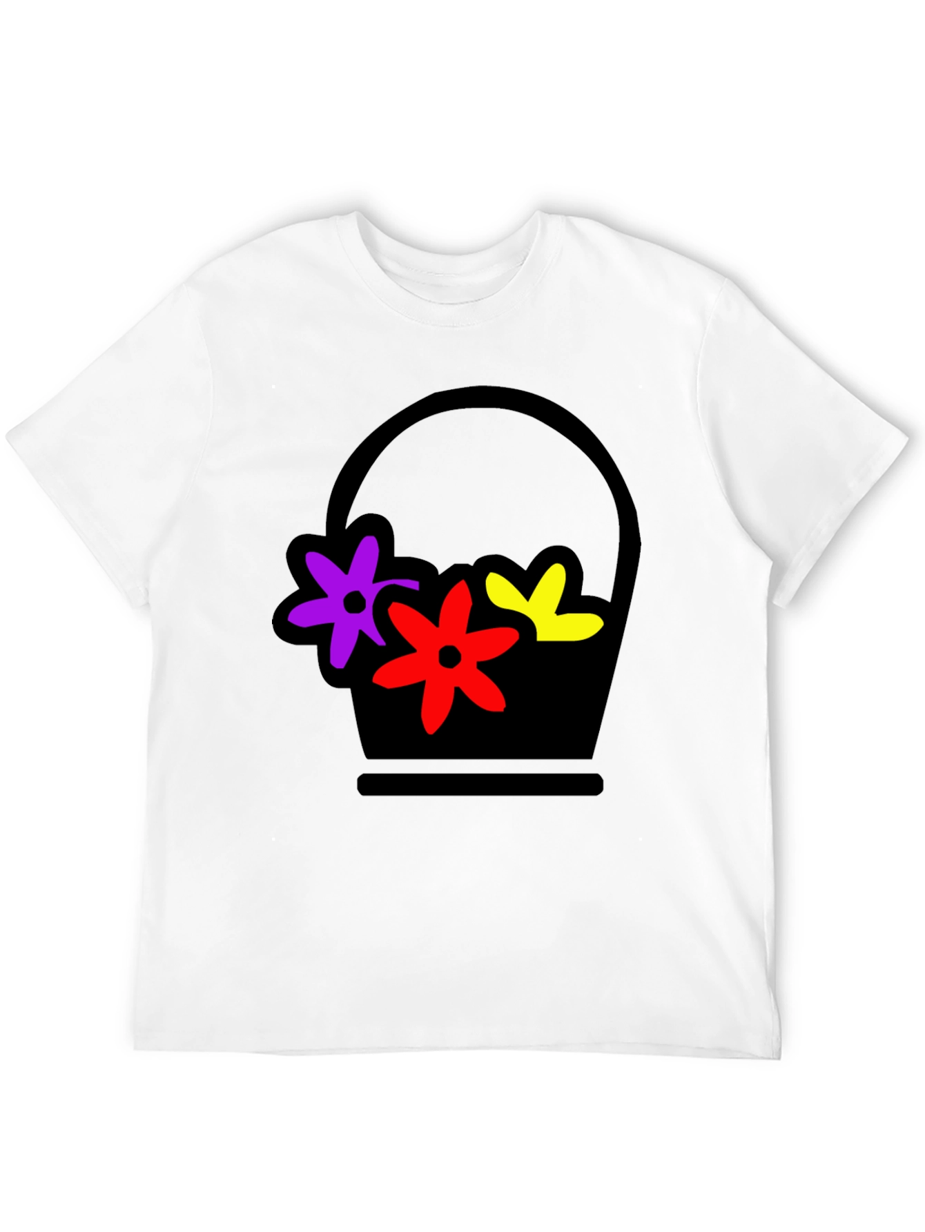 Floral Basket Graphic Tee