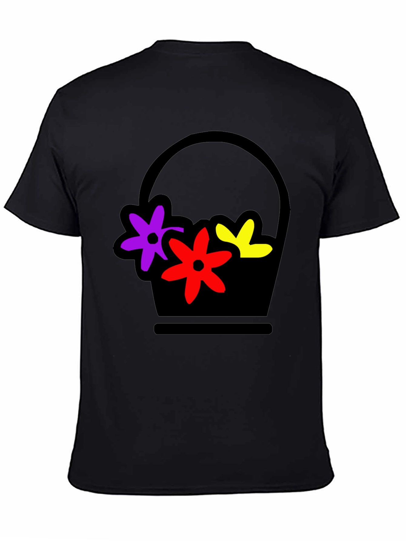 Floral Basket Graphic Tee