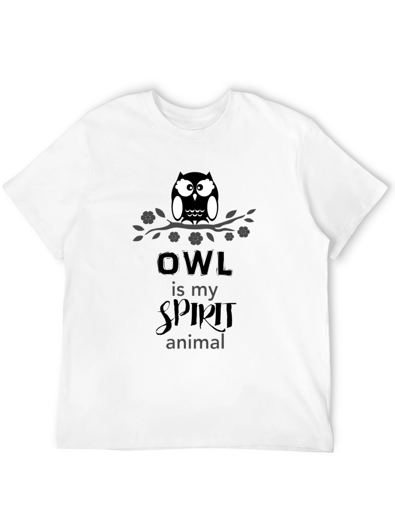 Owl Spirit Animal Graphic T-Shirt