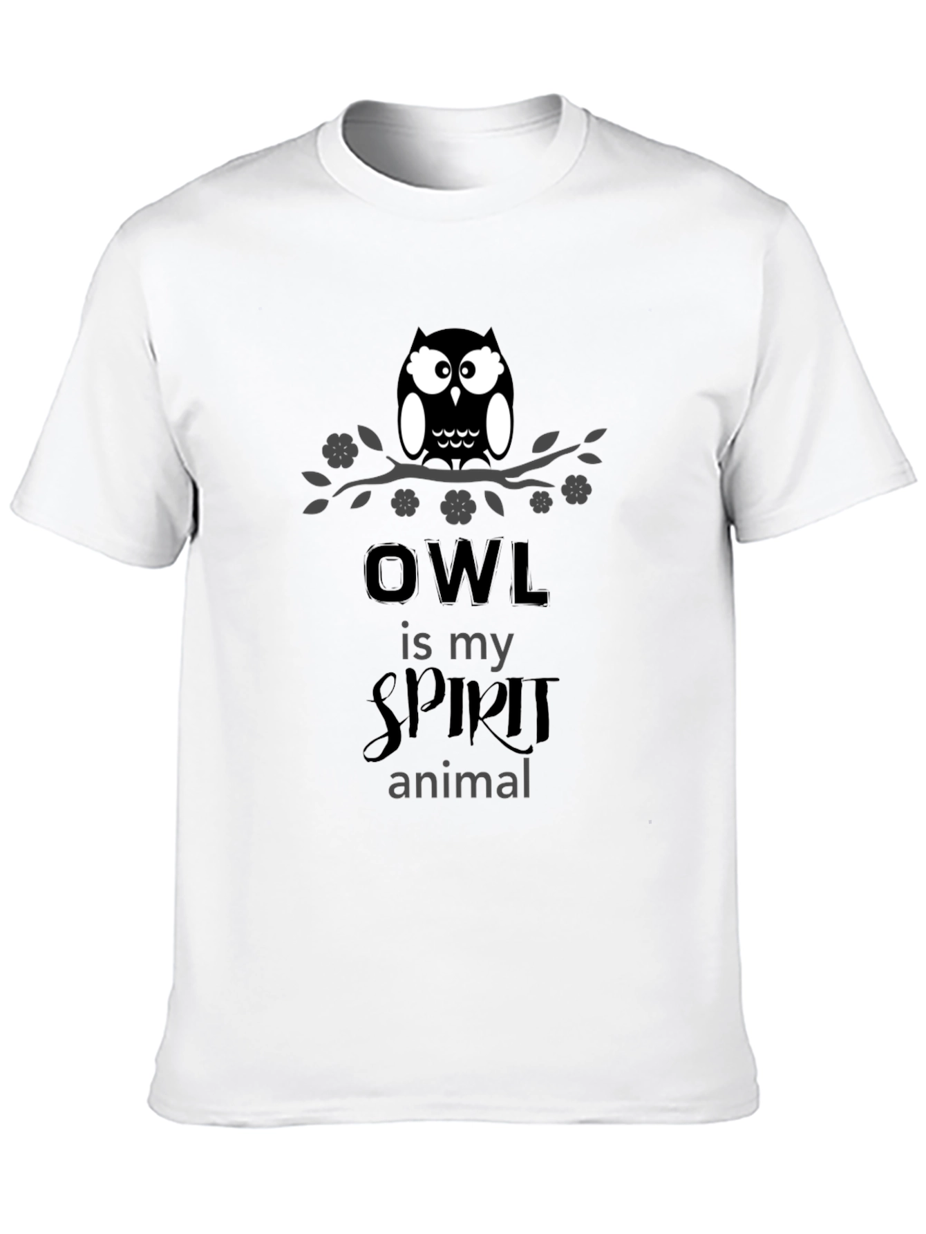 Owl Spirit Animal Graphic T-Shirt