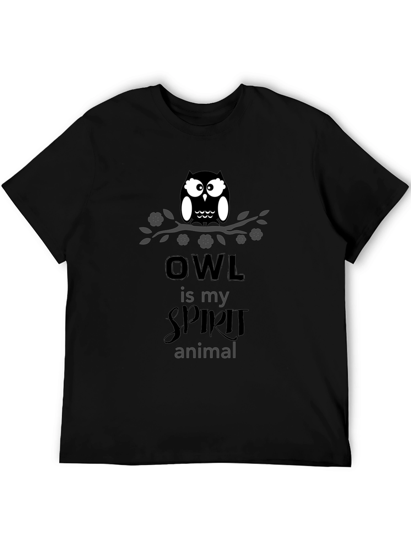 Owl Spirit Animal Graphic T-Shirt