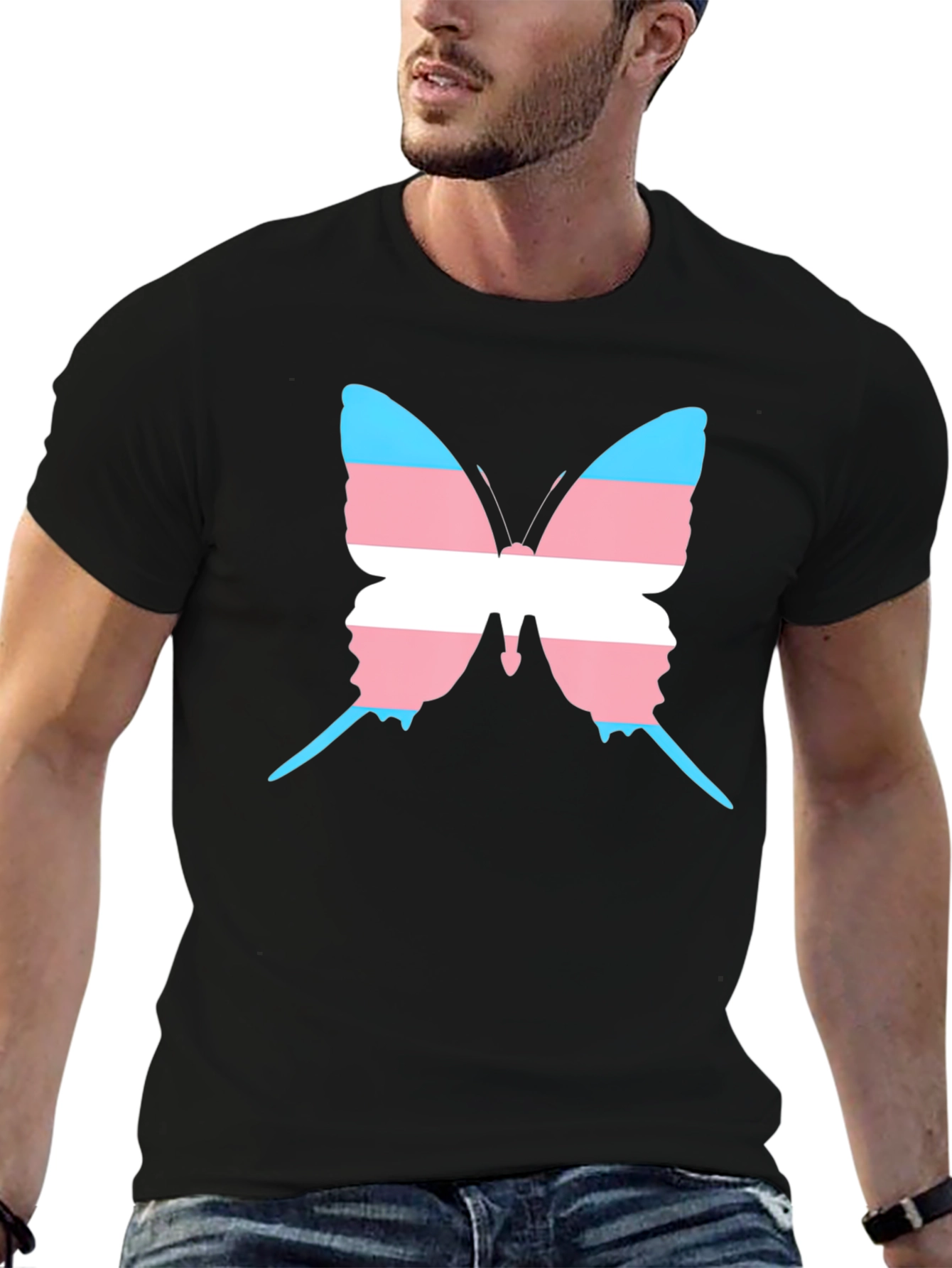 Transgender Butterfly Pride T-Shirt
