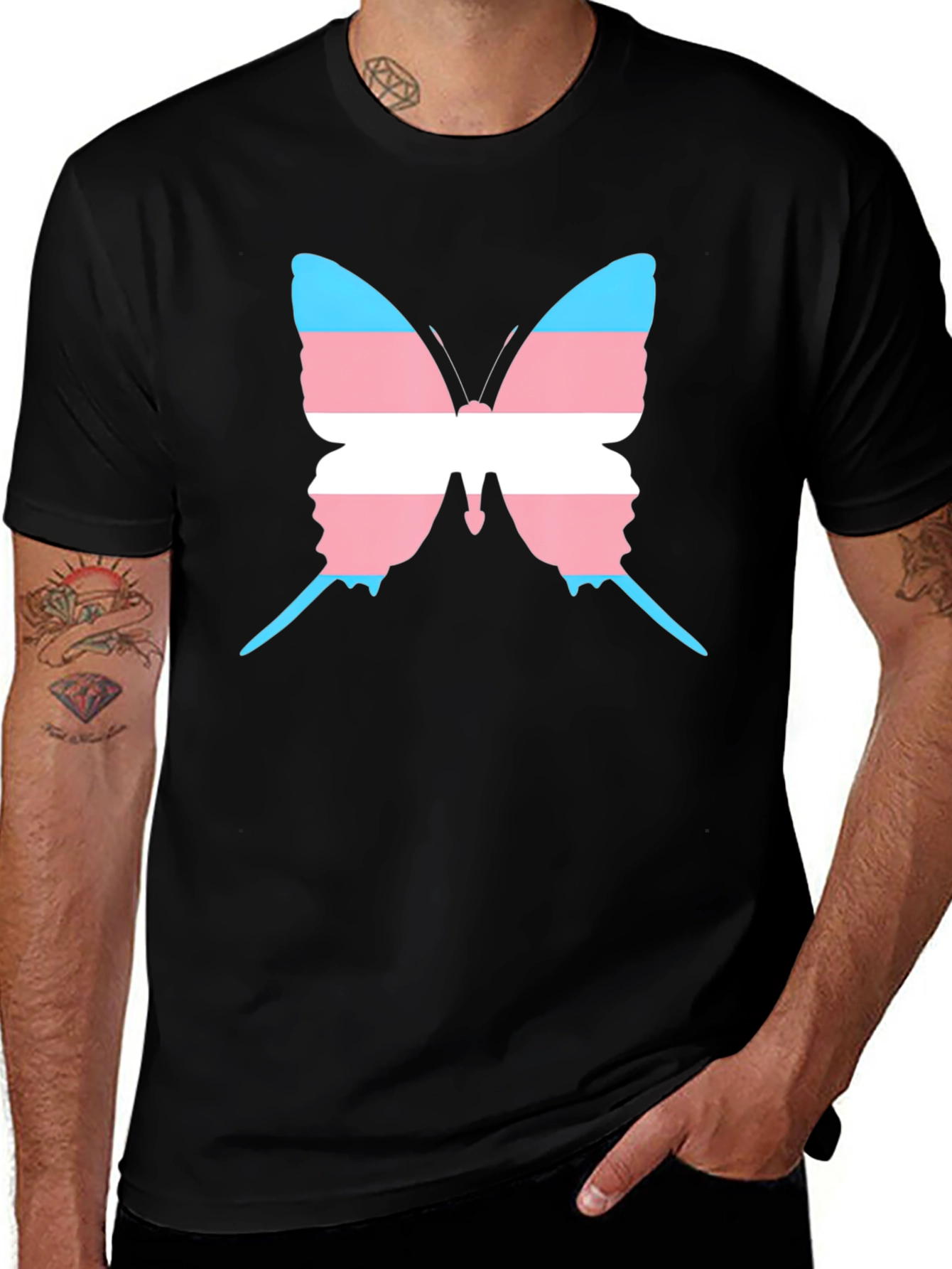 Transgender Butterfly Pride T-Shirt